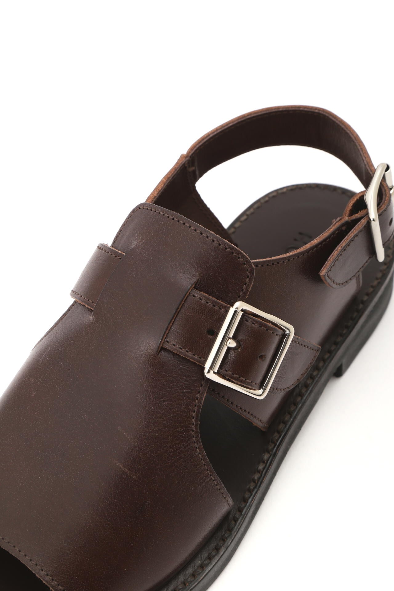 OILED LEATHER SANDAL