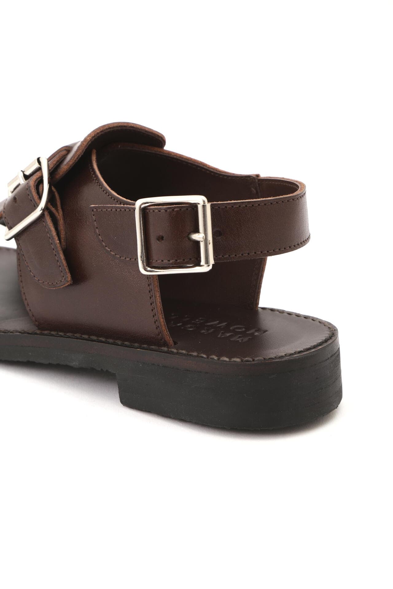OILED LEATHER SANDAL
