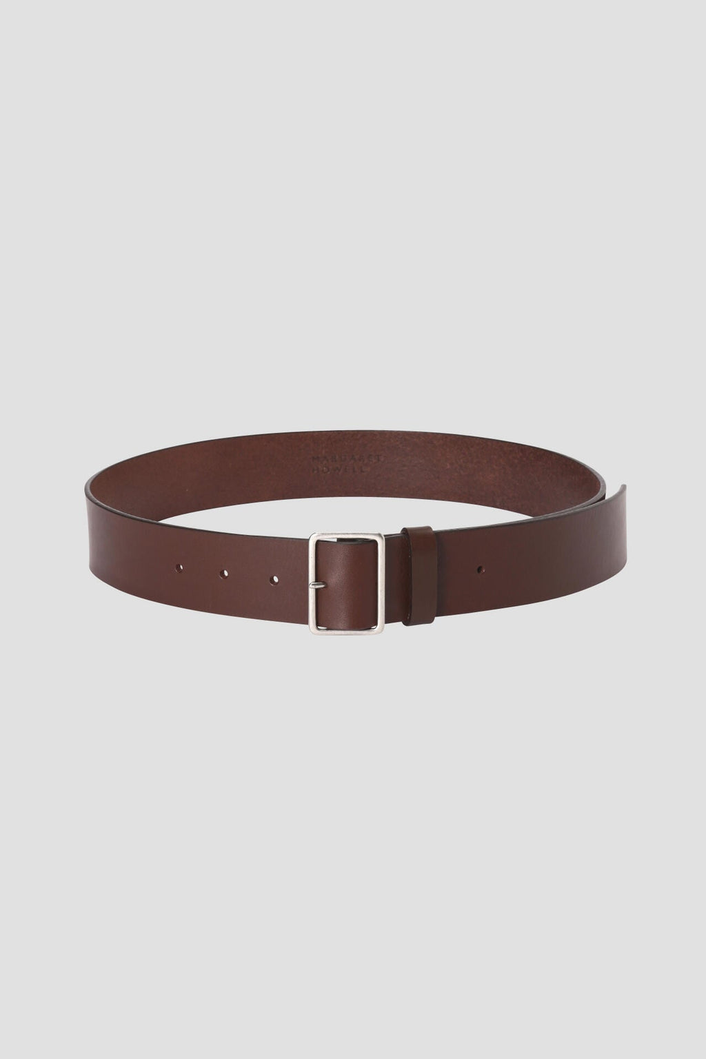 WIDE LEATHER BELT | MARGARET HOWELL（マーガレット・ハウエル 