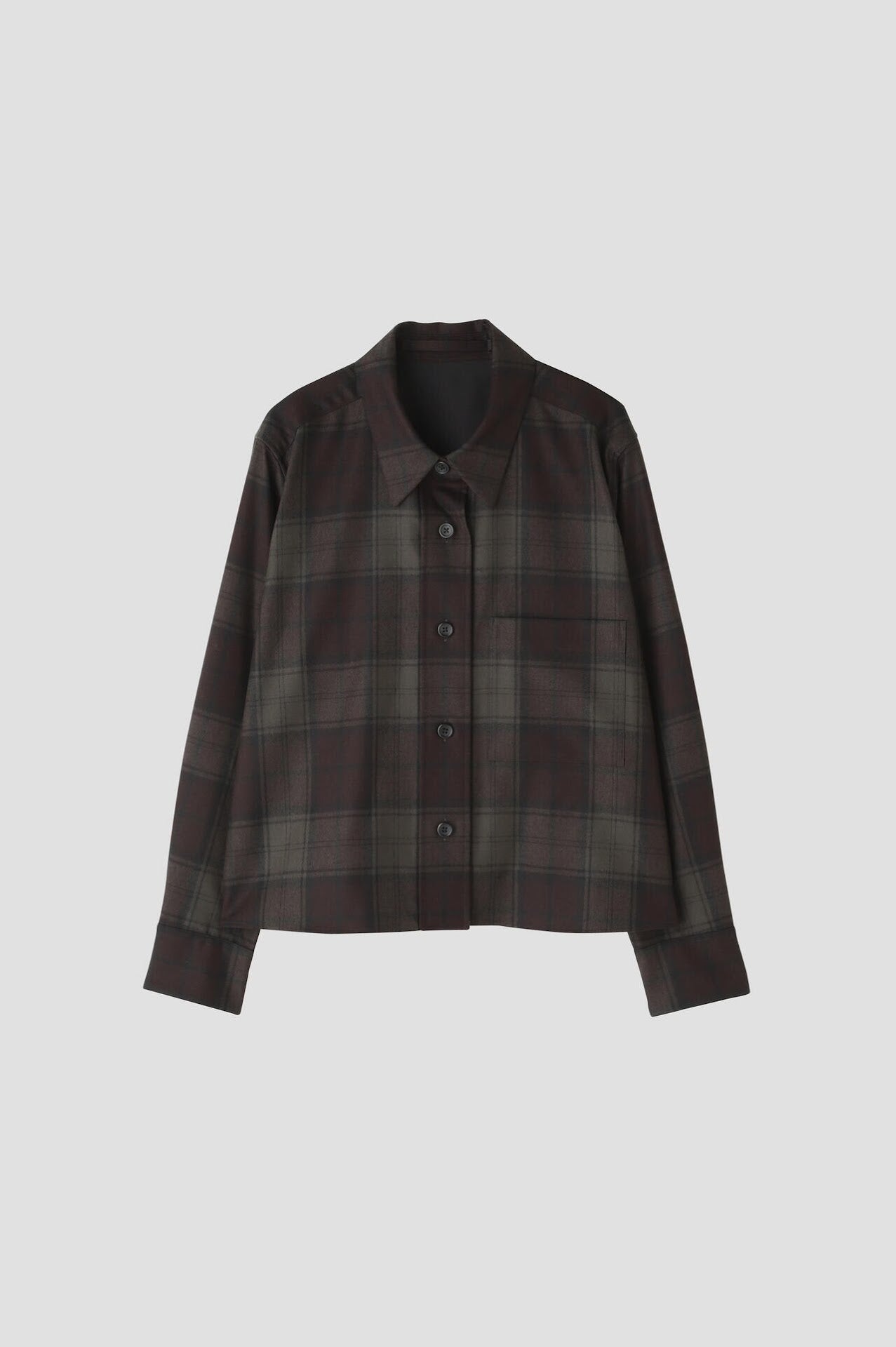 CHECK WOOL TWILL