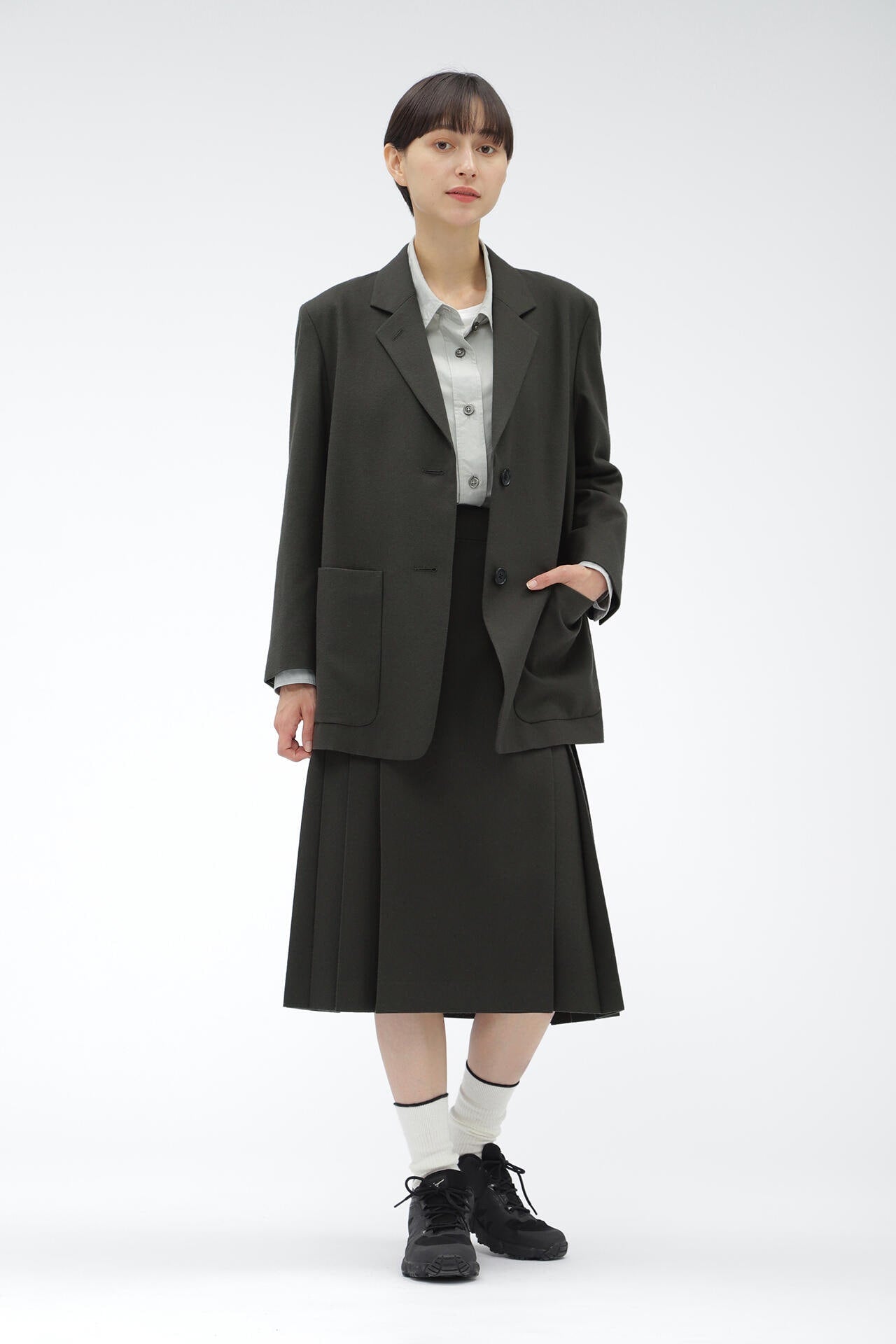 COTTON WOOL POPLIN