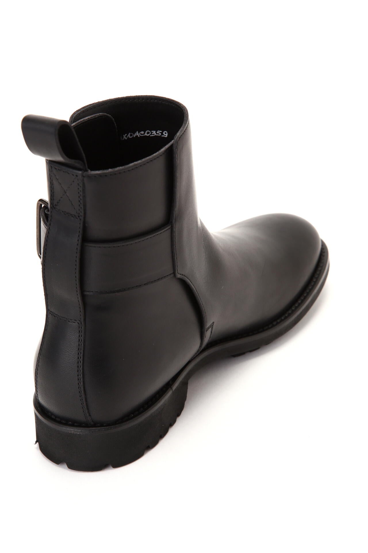 WOMEN LEATHER STUD STRAP BOOTS