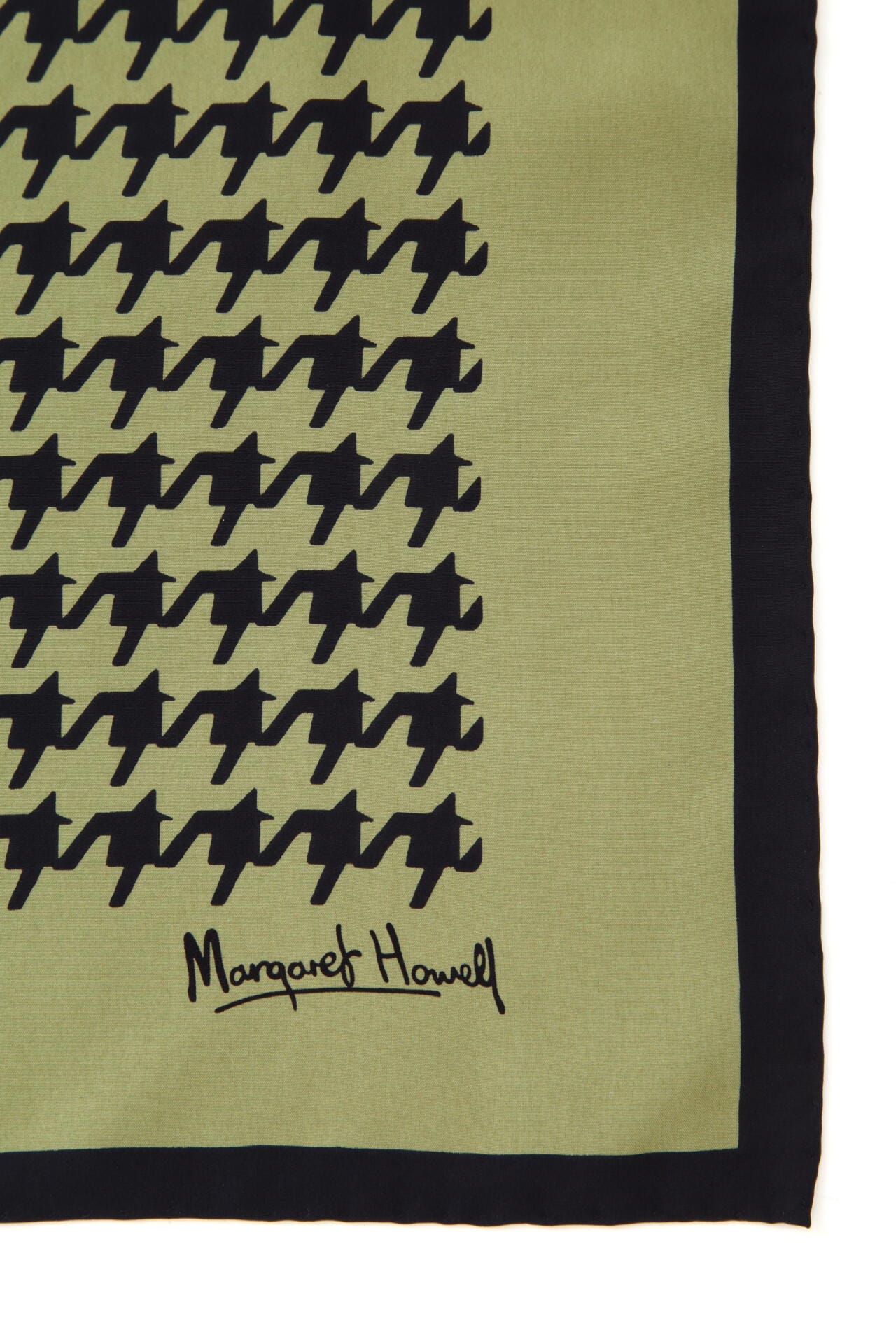 SILK GLENCHECK SCARF