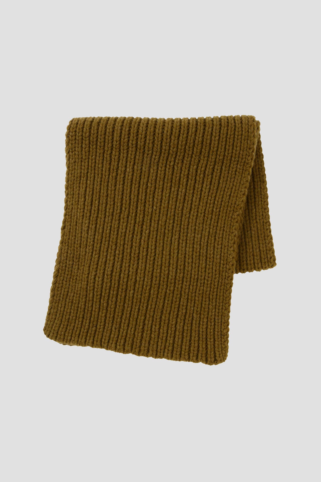 MERINO CASHMERE CHUNKY RIB SCARF