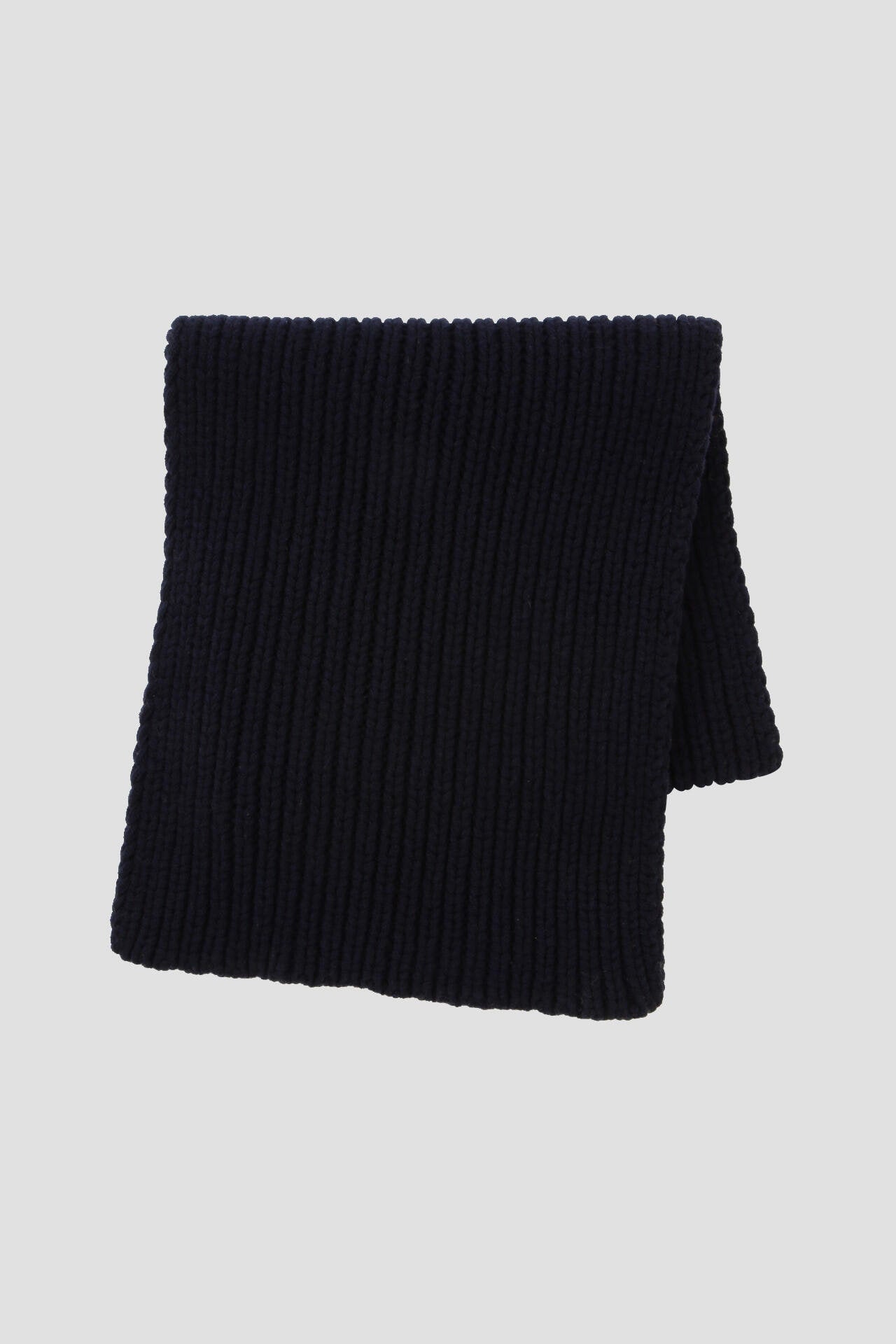 MERINO CASHMERE CHUNKY RIB SCARF