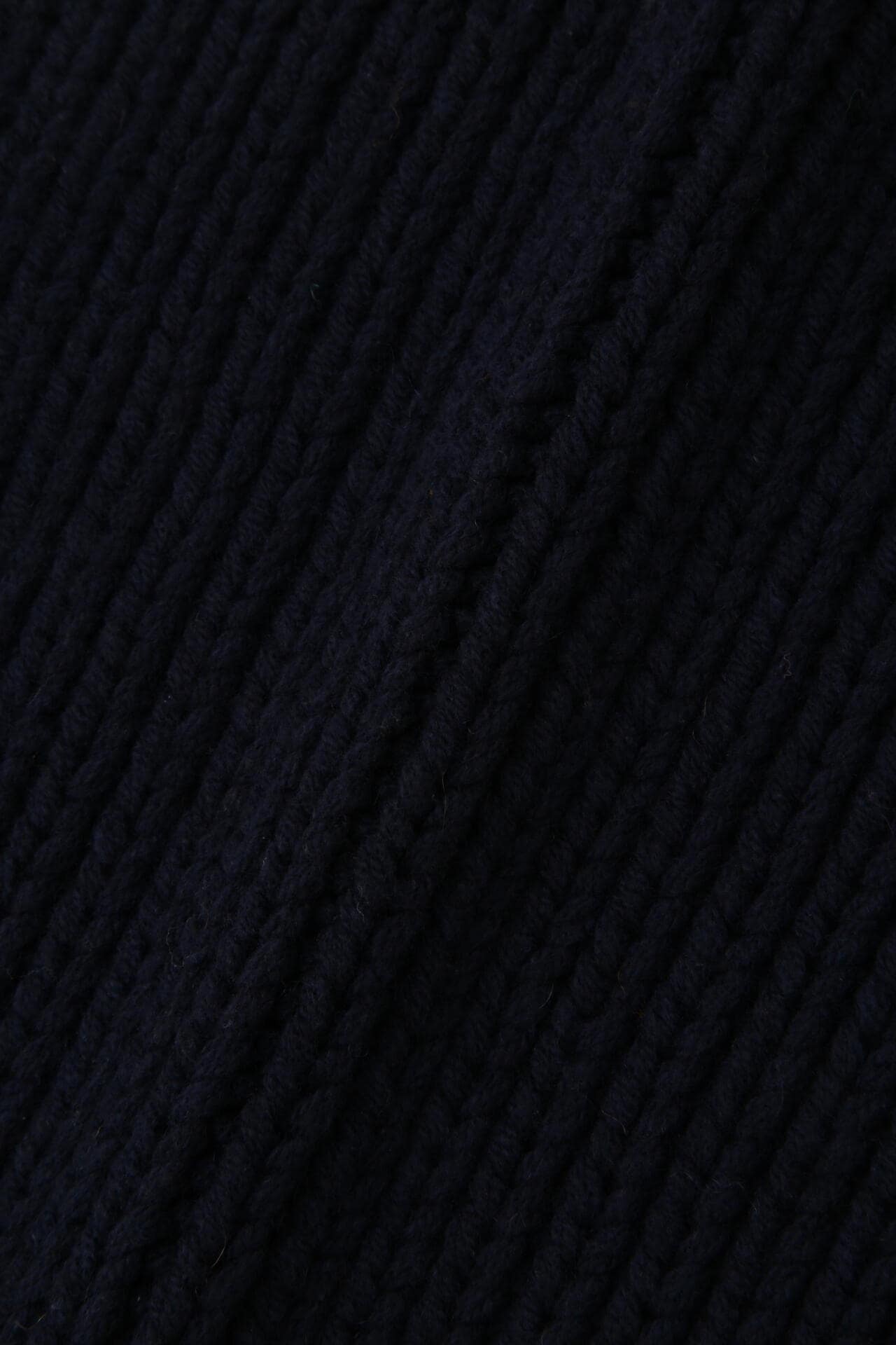 MERINO CASHMERE CHUNKY RIB SCARF