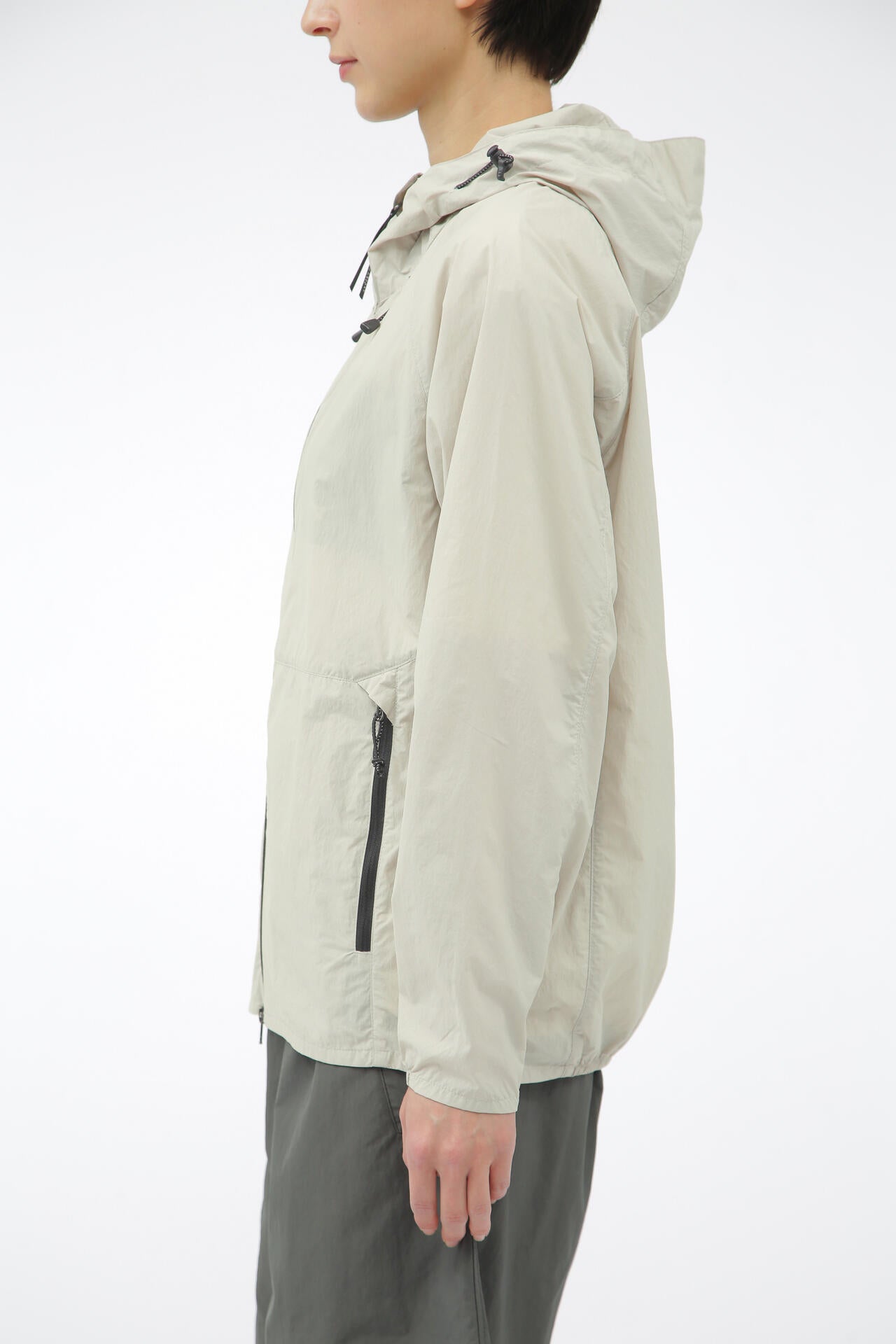 LIGHTWEIGHT NYLON POPLIN BLOUSON