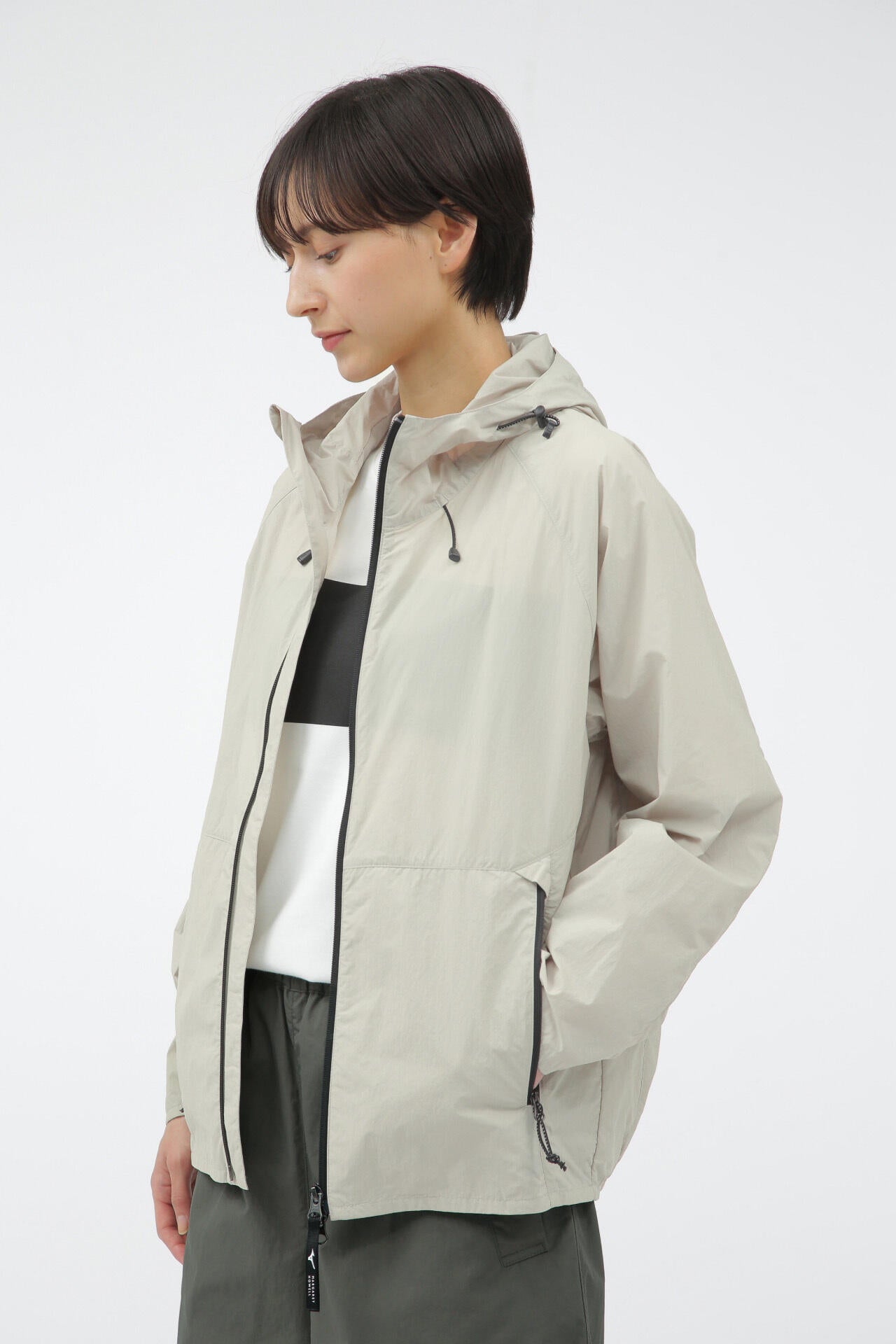 LIGHTWEIGHT NYLON POPLIN BLOUSON