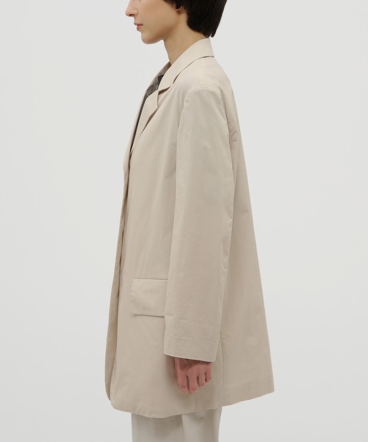 WASHED COTTON POPLIN JACKET