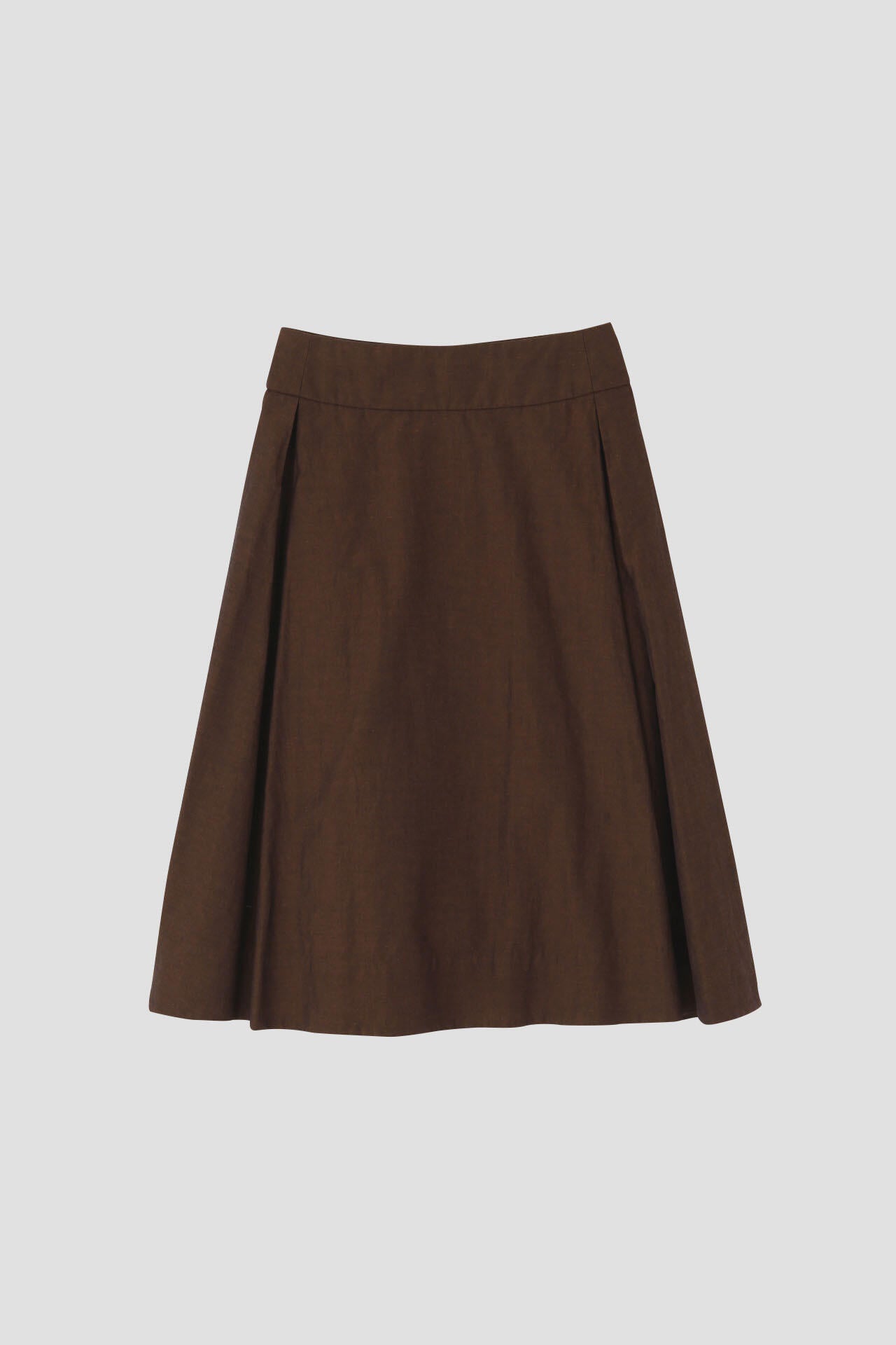 COTTON RAMIE CHAMBRAY SKIRT