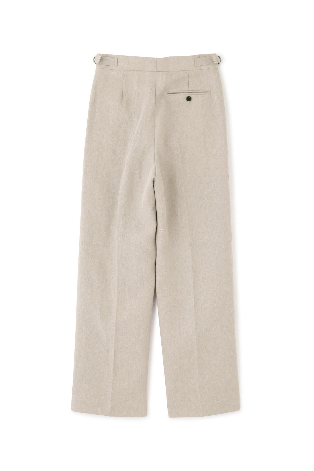 COMPACT LINEN TROUSERS