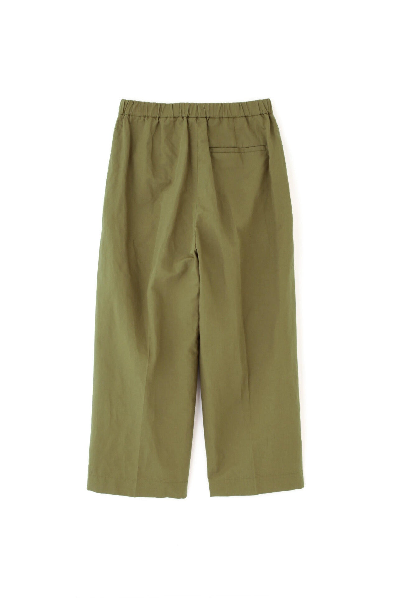 PLAIN WEAVE COTTON LINEN TROUSERS