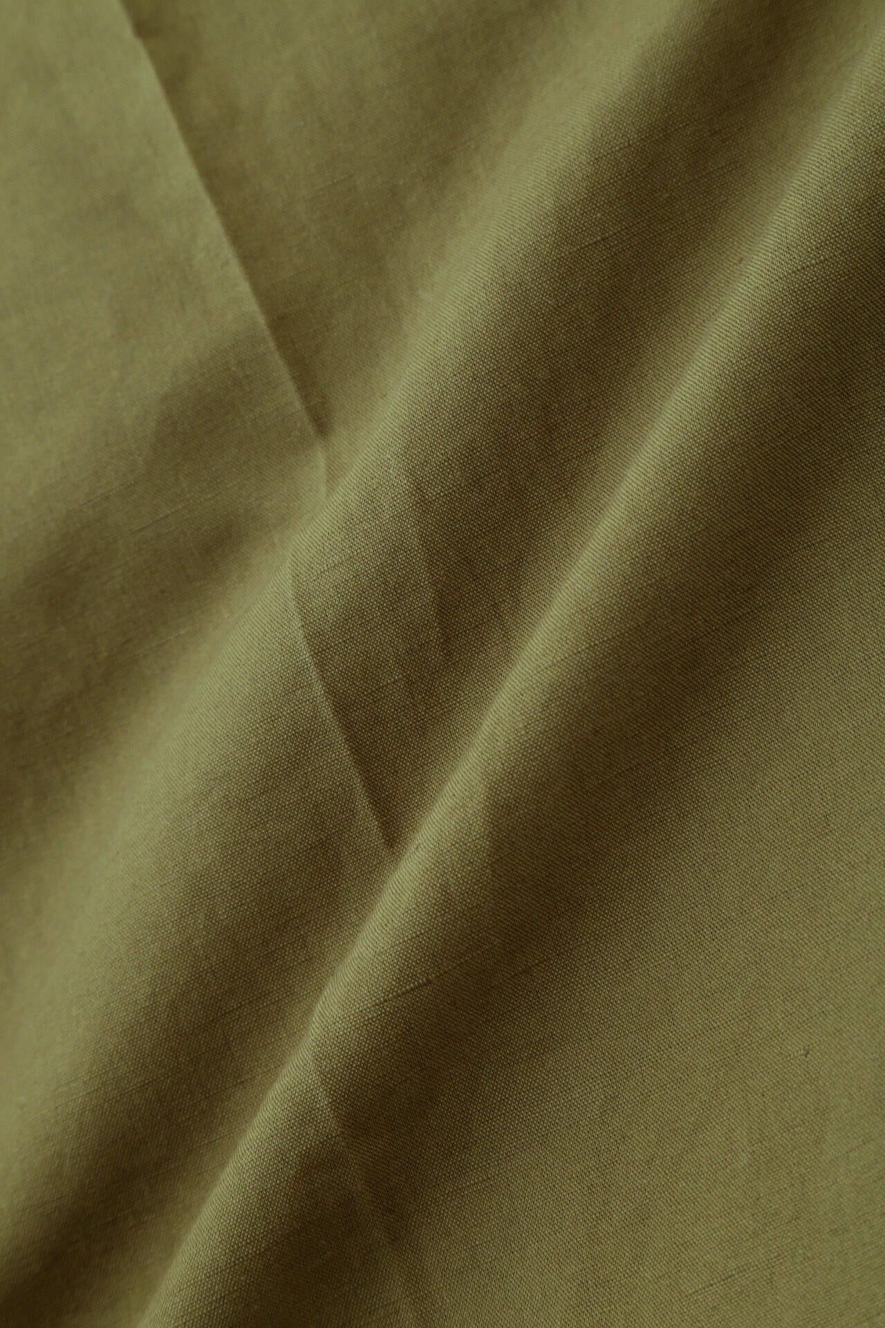 PLAIN WEAVE COTTON LINEN TROUSERS