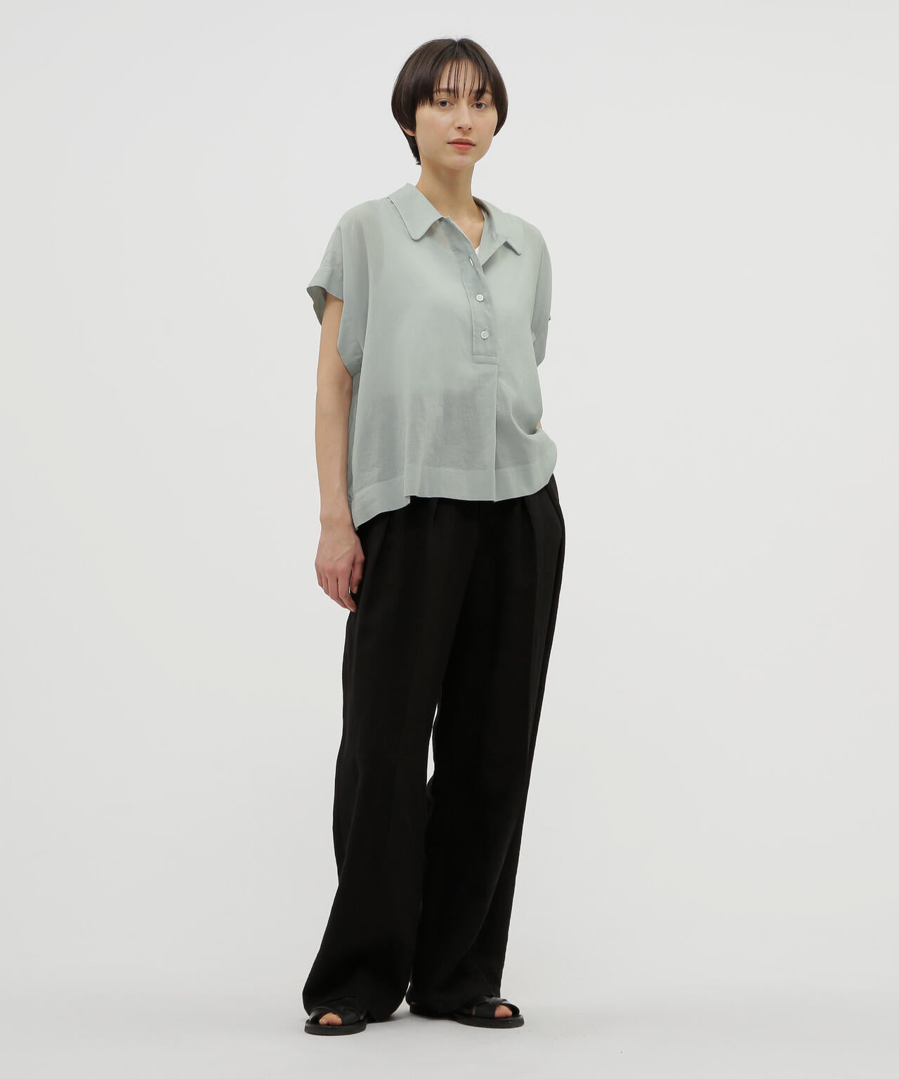 COTTON CHIFFON SHIRT