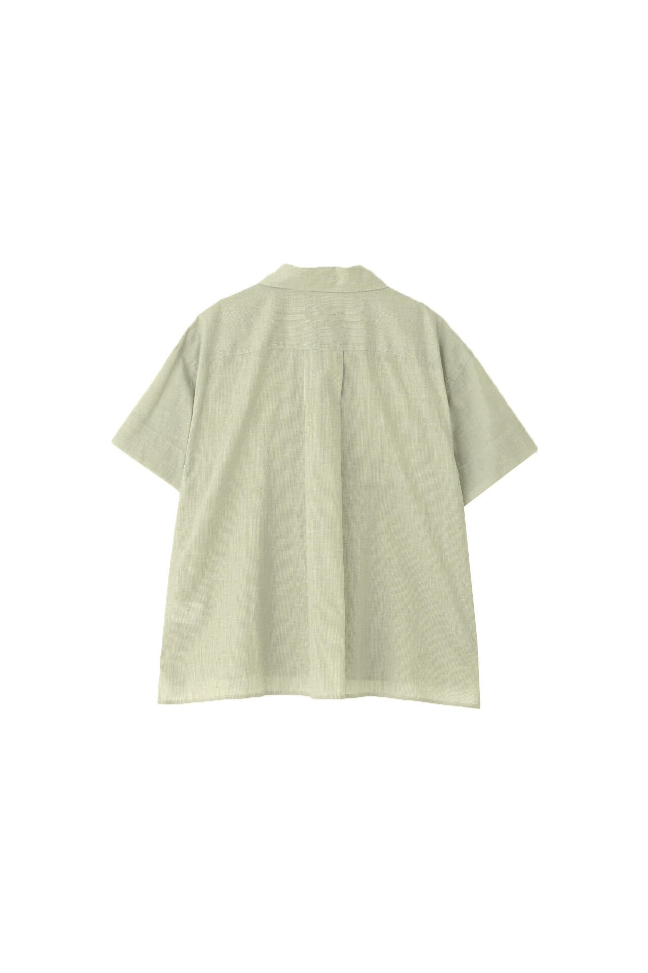 HAIRLINE STRIPE COTTON LINEN SHIRT