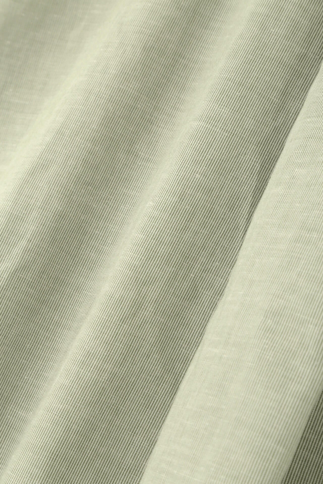 HAIRLINE STRIPE COTTON LINEN SHIRT