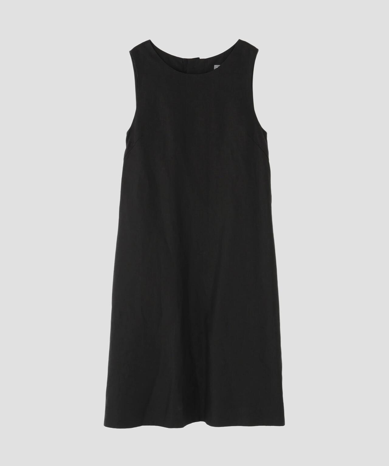 DENSE FINE LINEN POPLIN DRESS