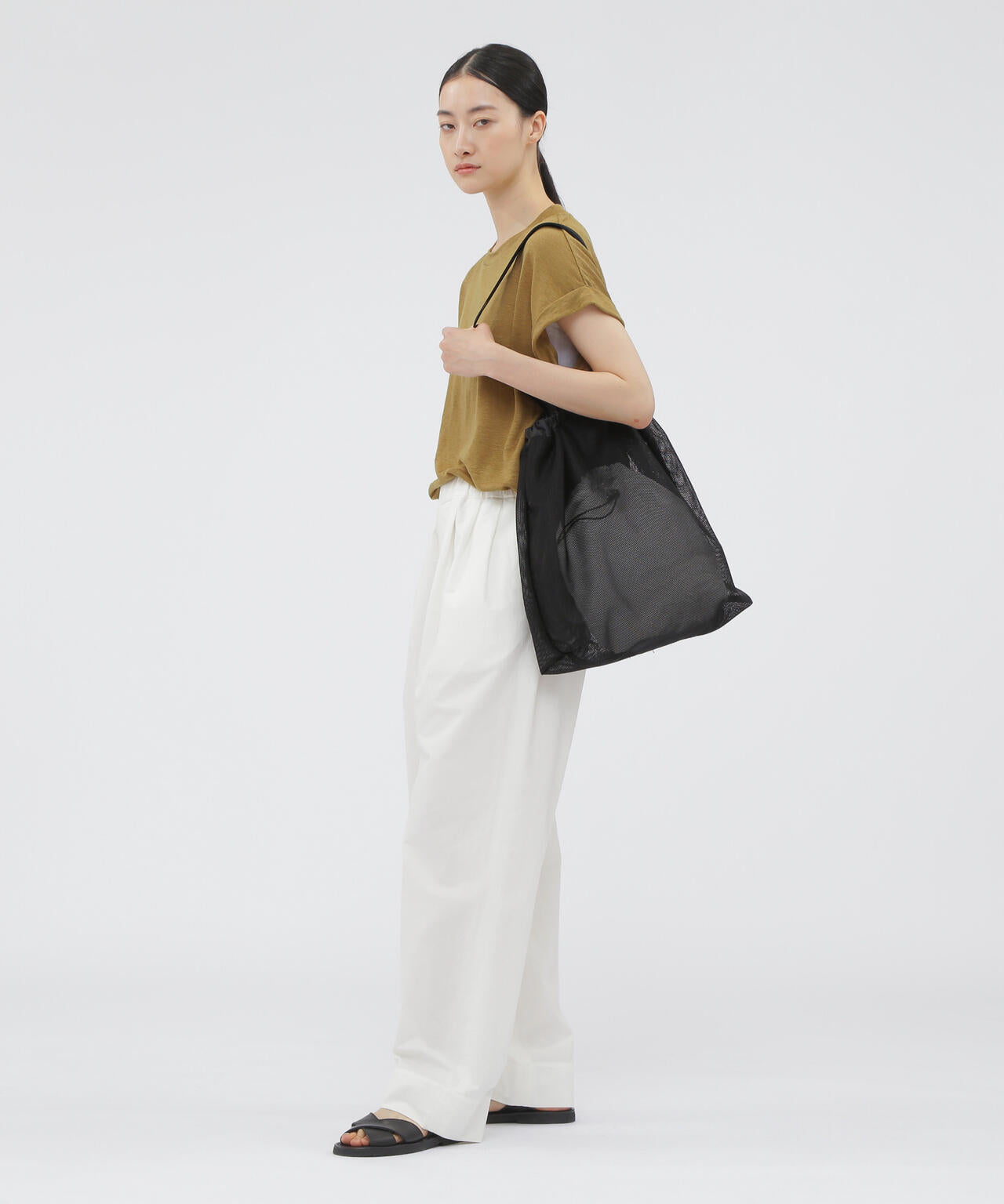 LINEN JERSEY TOP