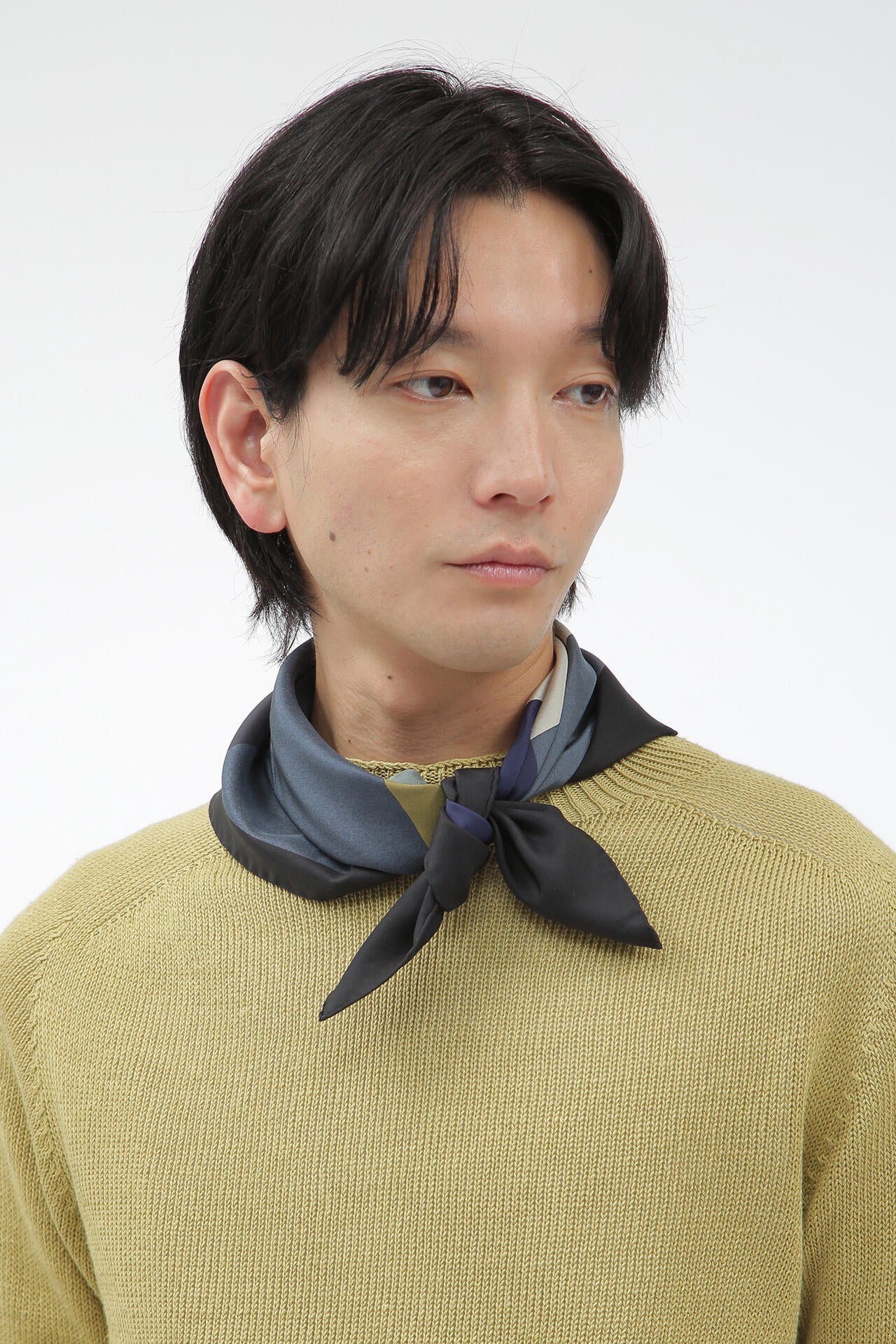 SILK COLLAGE PRINT SCARF