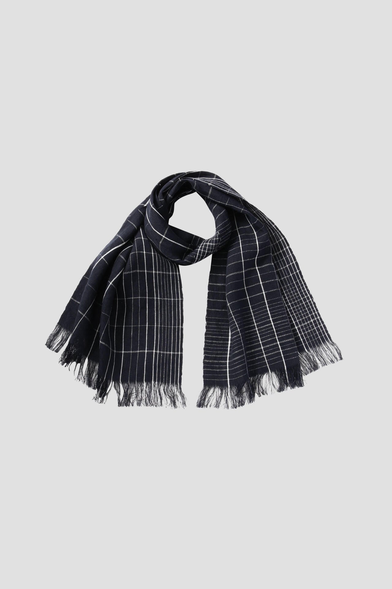 GRAPH CHECK SCARF