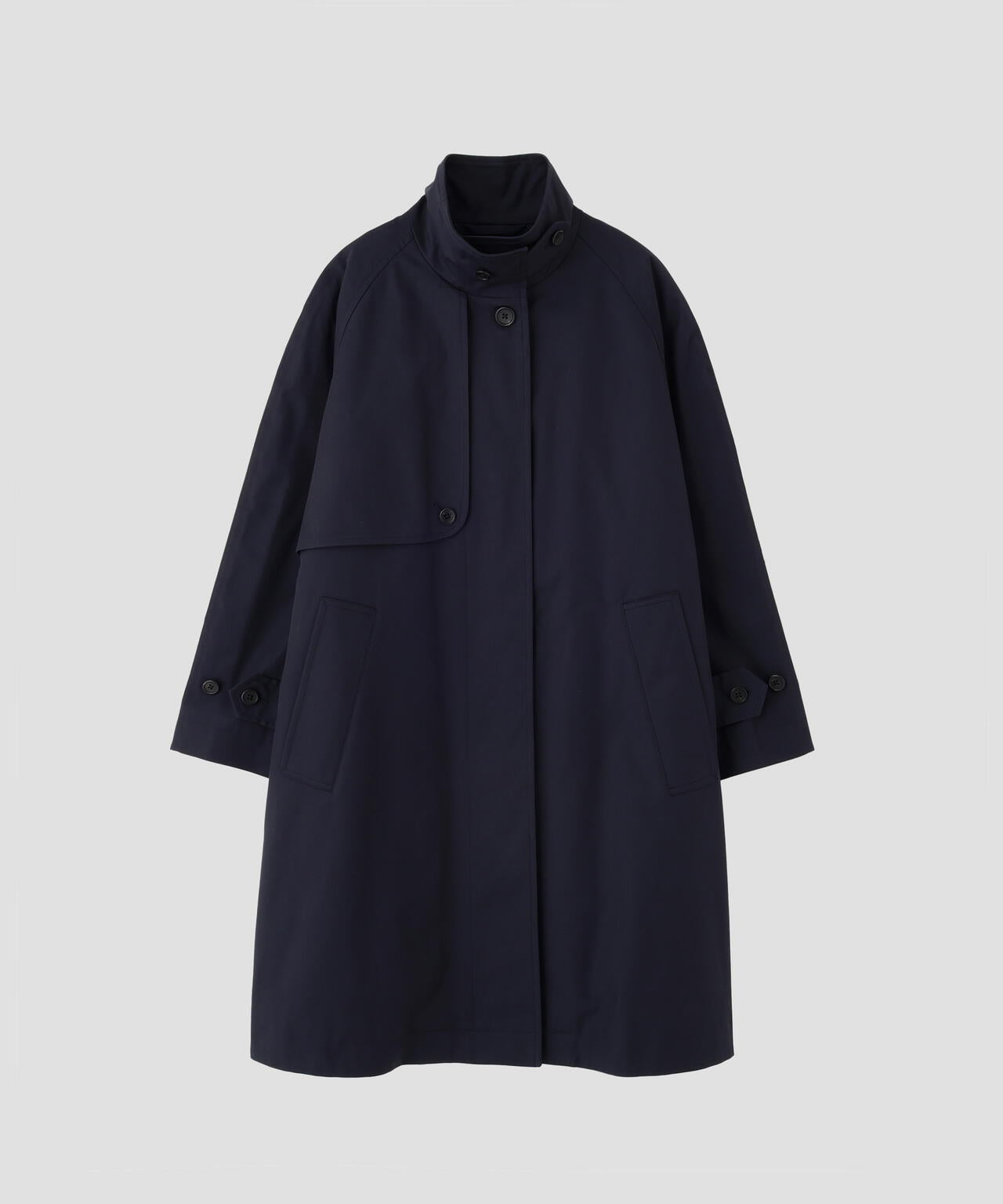 COTTON NYLON GABARDINE COAT