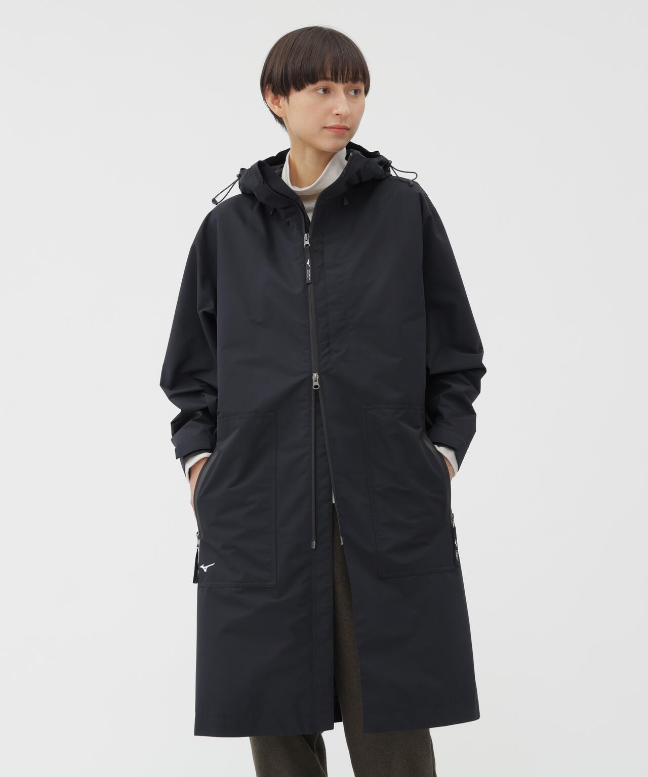 WINDSTOPPER POLYESTER POPLIN COAT
