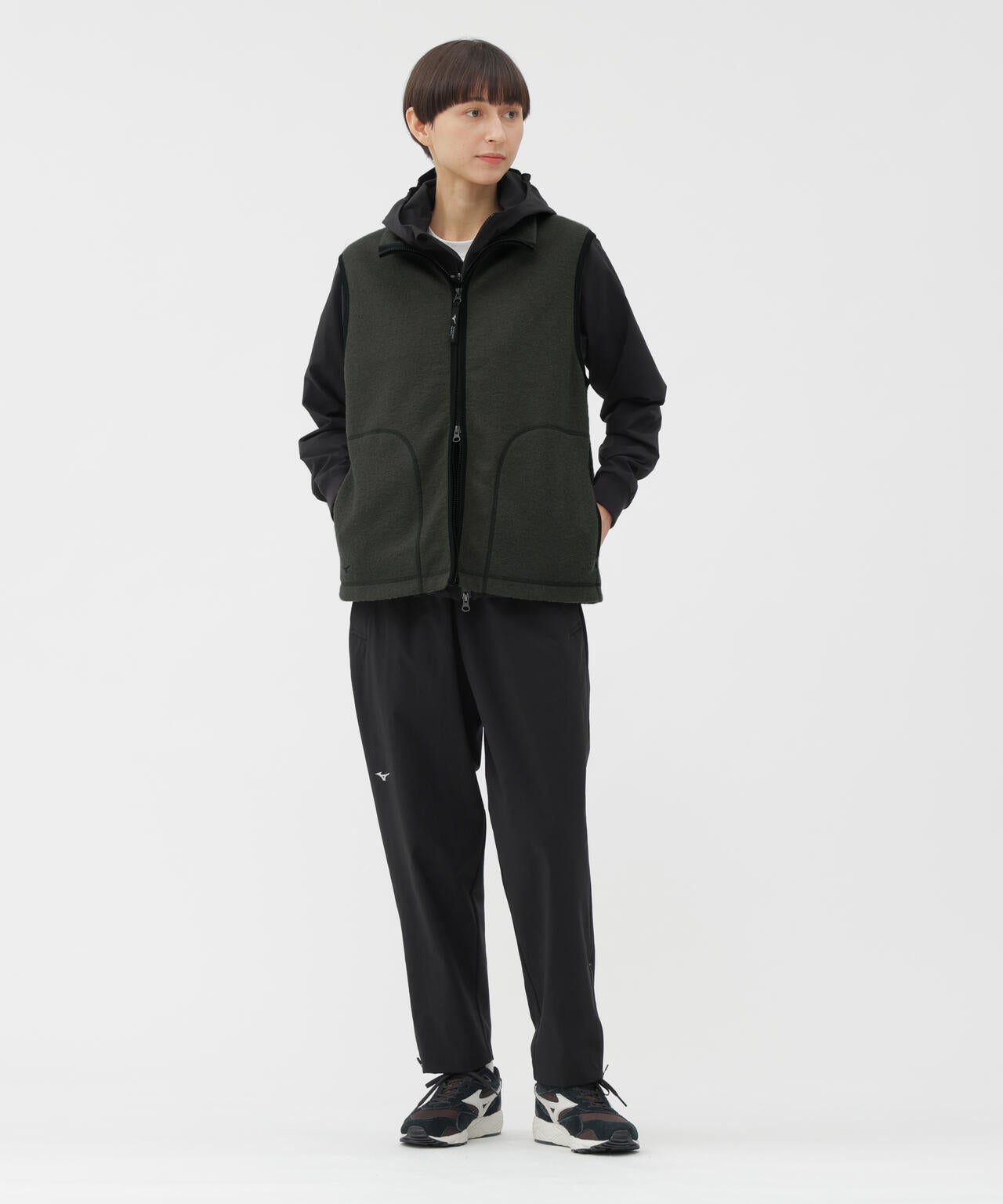 WOOL NYLON COMPRESSED JERSEY BLOUSON