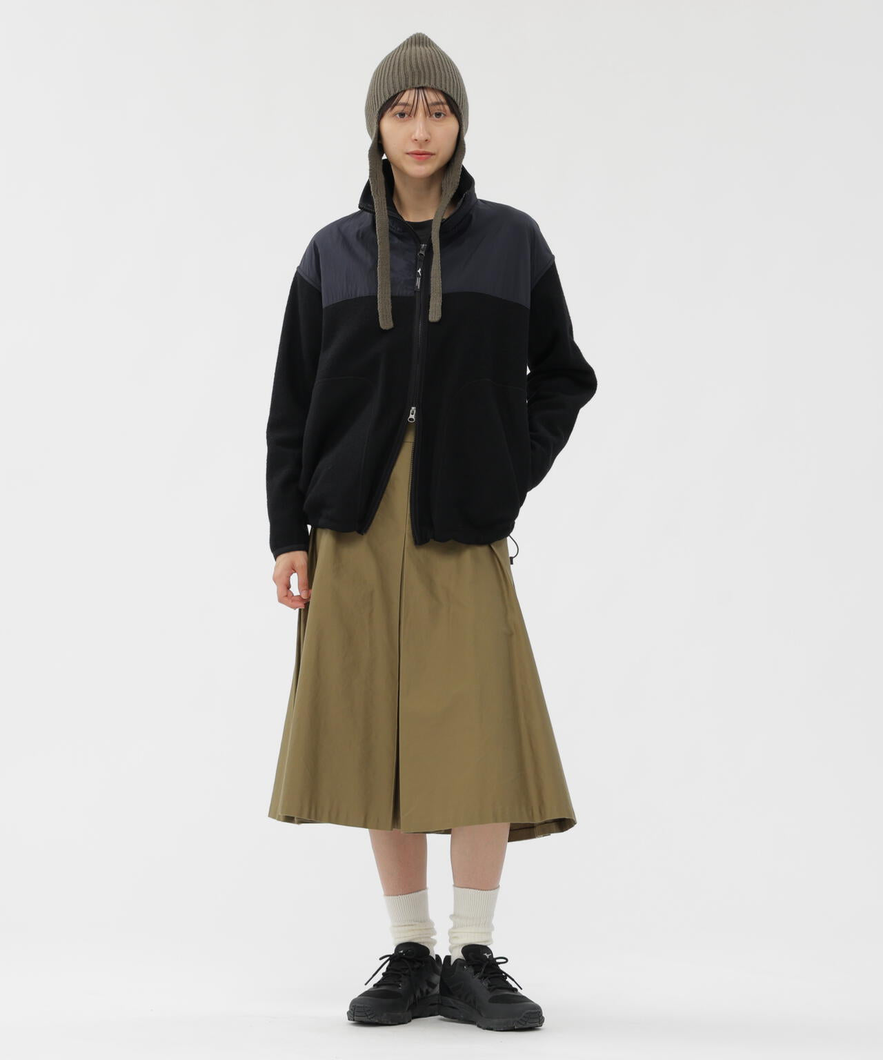 WOOL NYLON COMPRESSED JERSEY BLOUSON