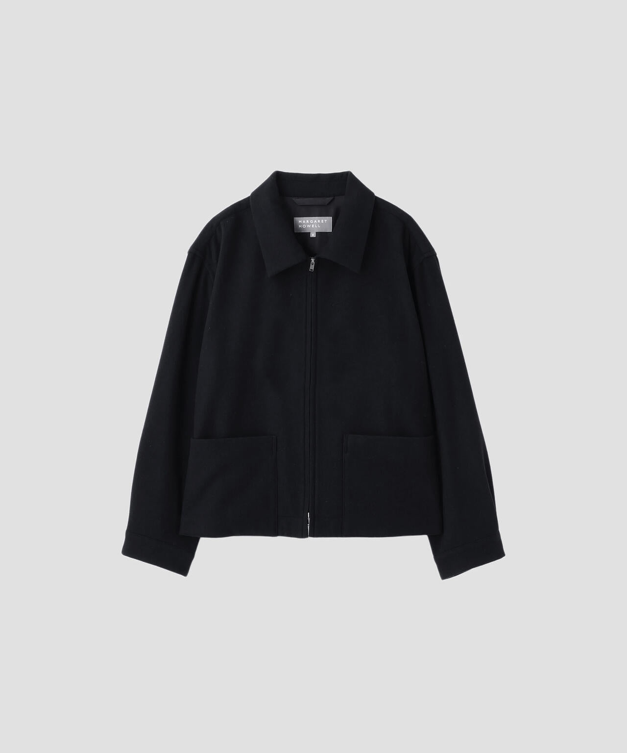 MILLED WOOL TWILL BLOUSON