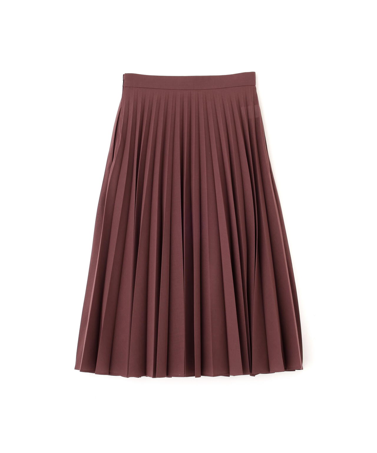 SHEER WOOL POLYESTER SKIRT