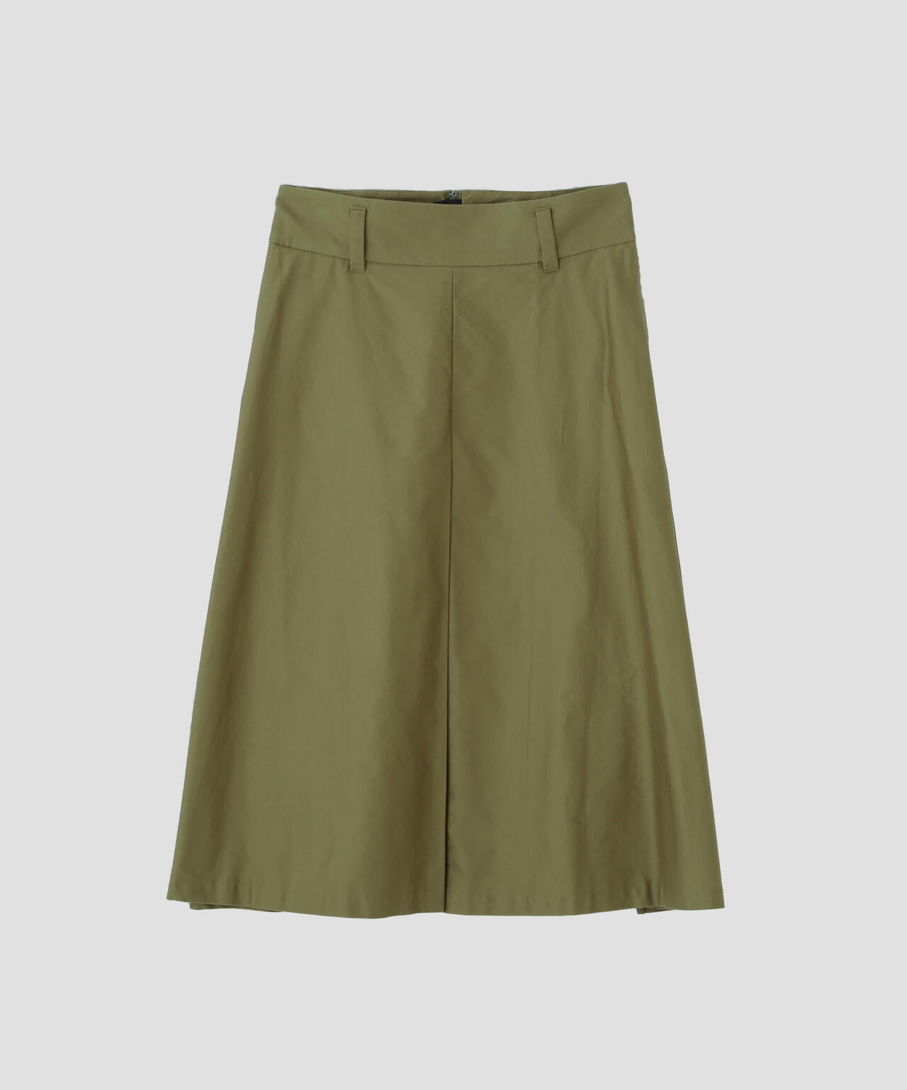 COTTON SATEEN SKIRT