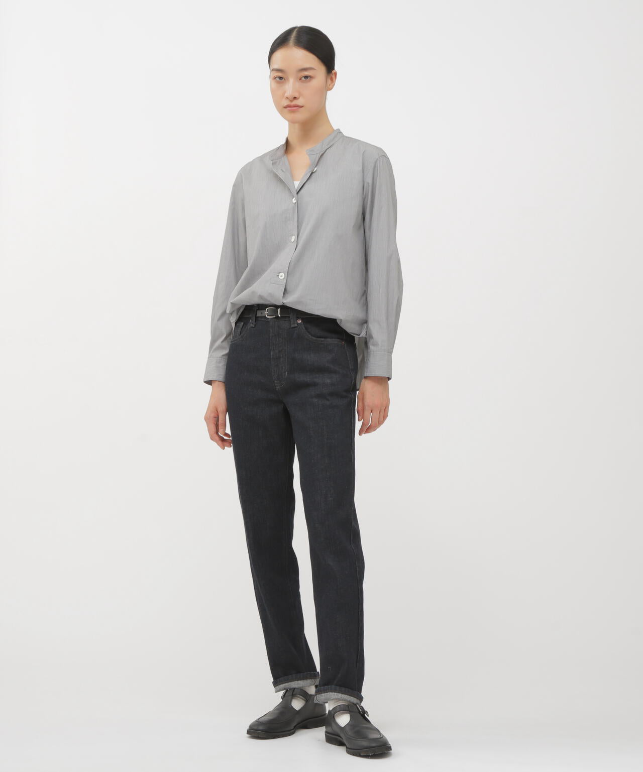 BASIC DENIM TROUSERS