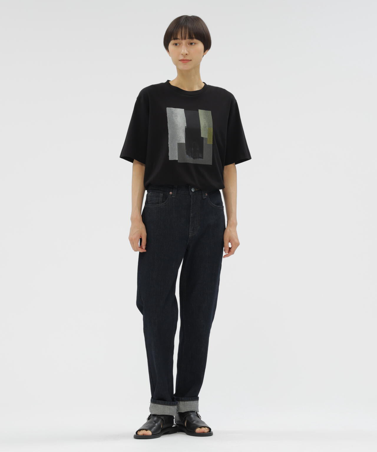 BASIC DENIM TROUSERS