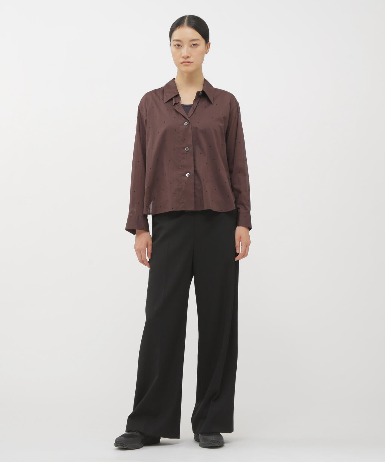 FLUID WOOL TROUSERS