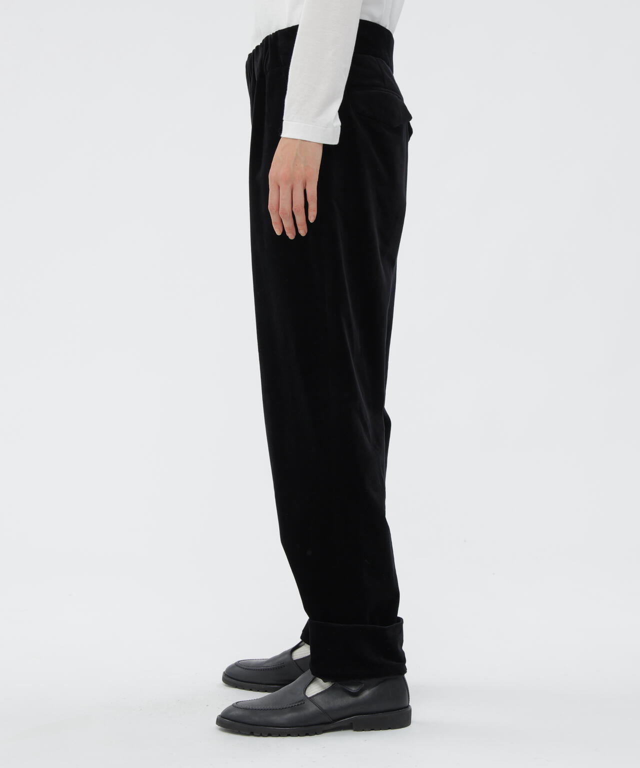 RICH COTTON VELVET TROUSERS