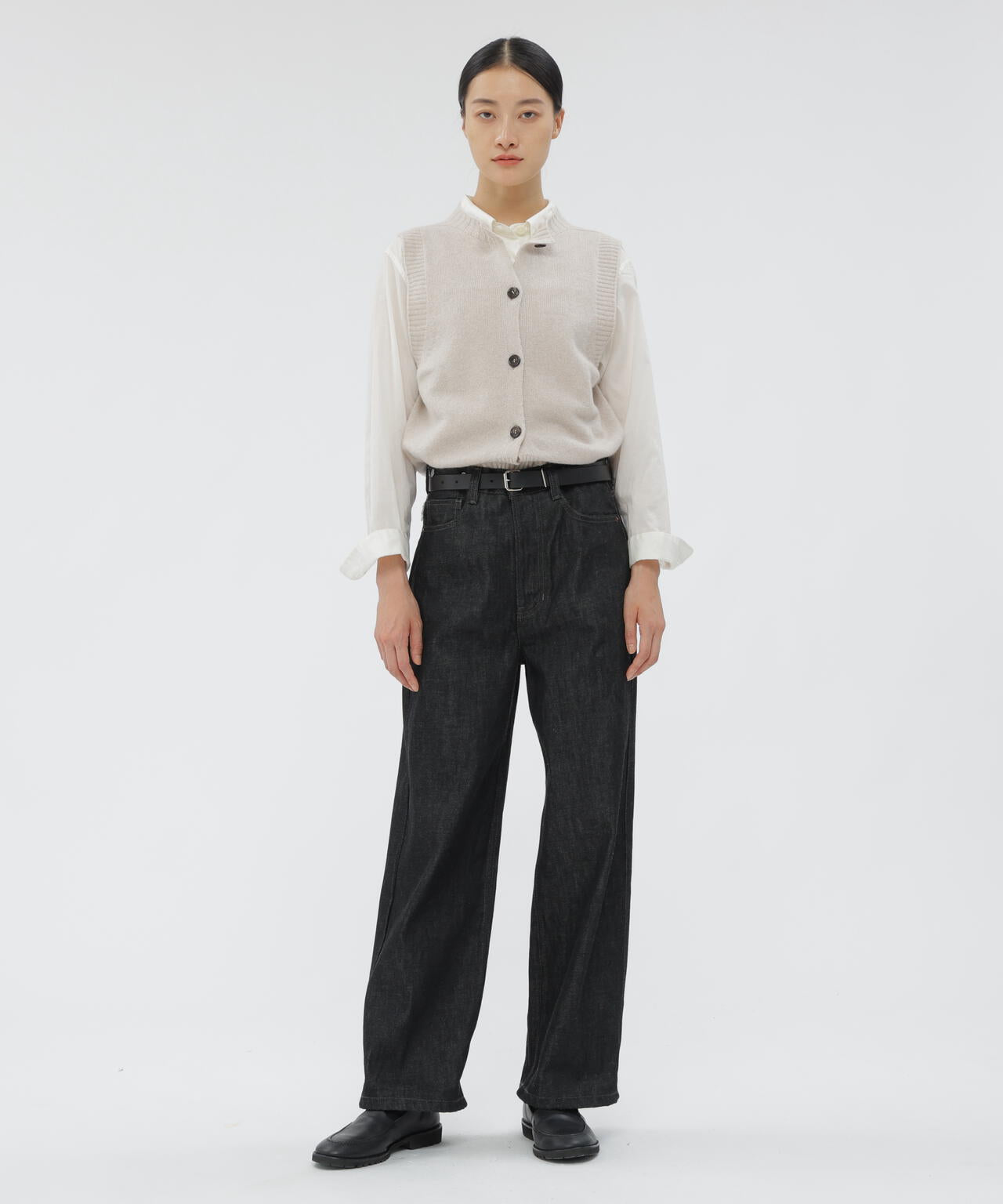 ORGANIC COTTON DENIM TROUSERS
