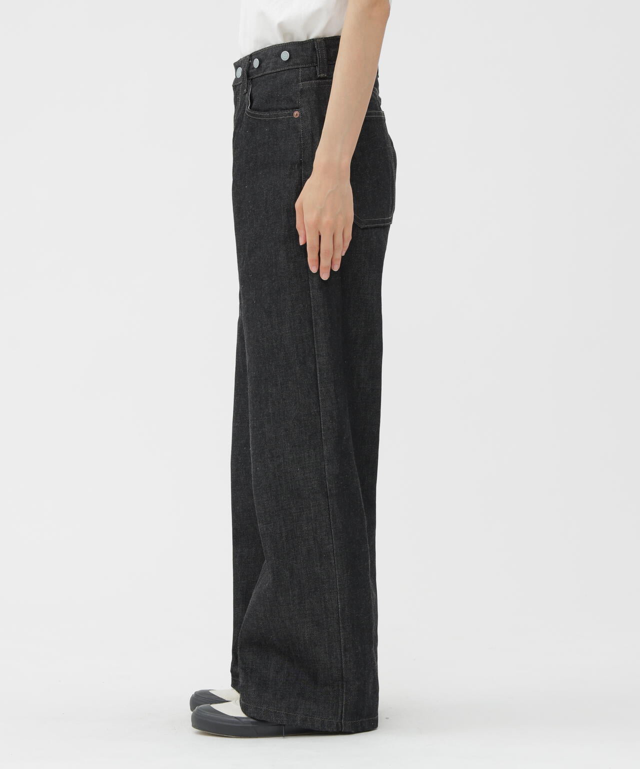 ORGANIC COTTON DENIM TROUSERS