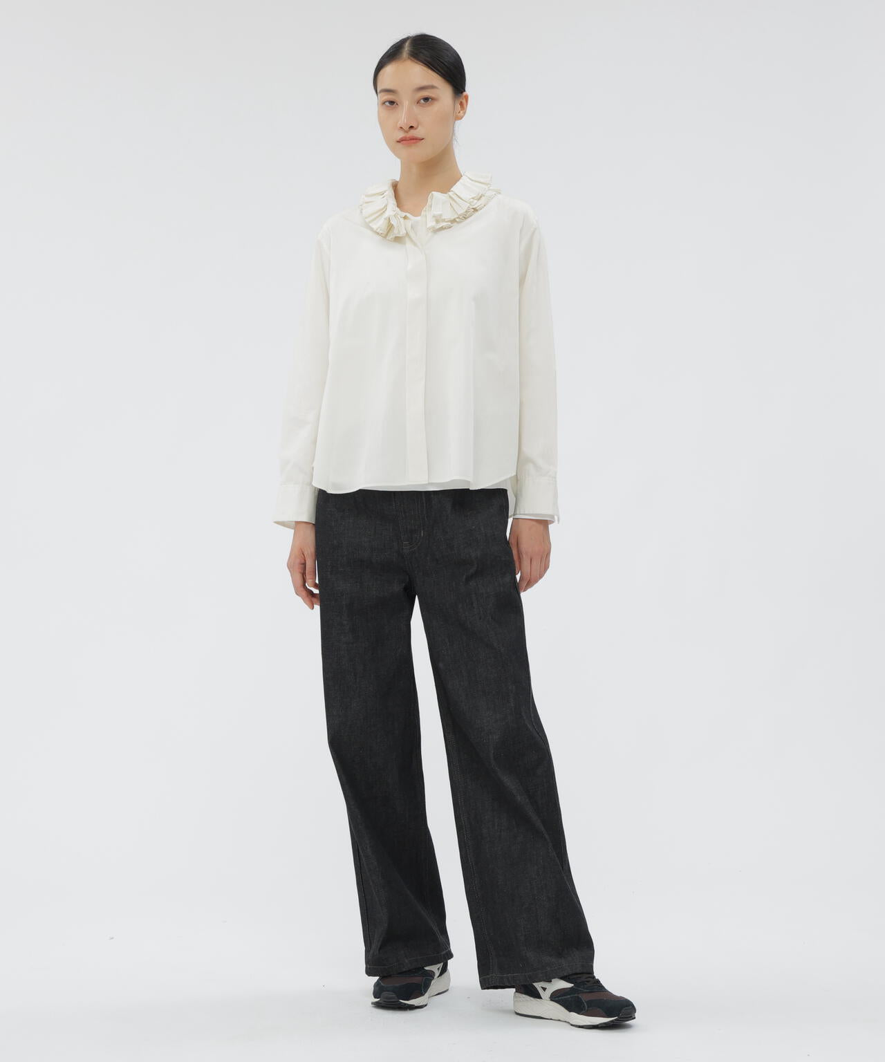 ORGANIC COTTON DENIM TROUSERS