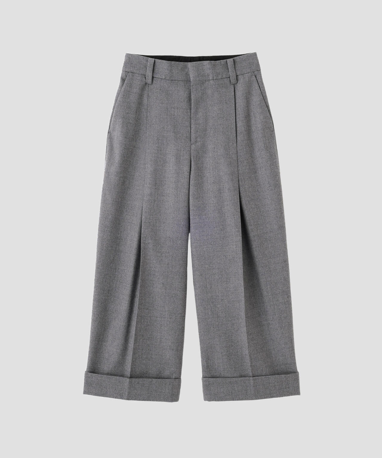 FLANNEL WOOL TROUSERS