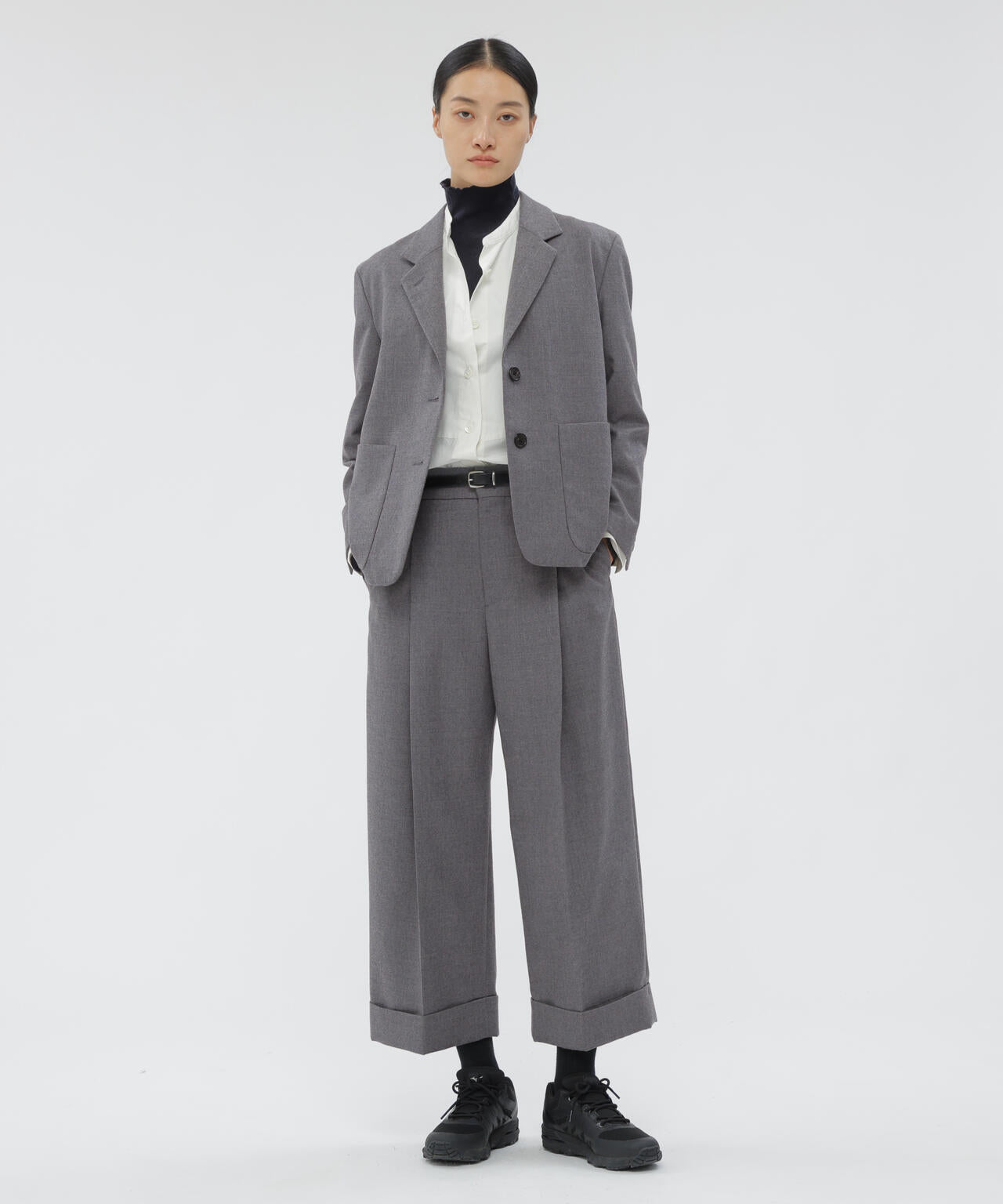 FLANNEL WOOL TROUSERS