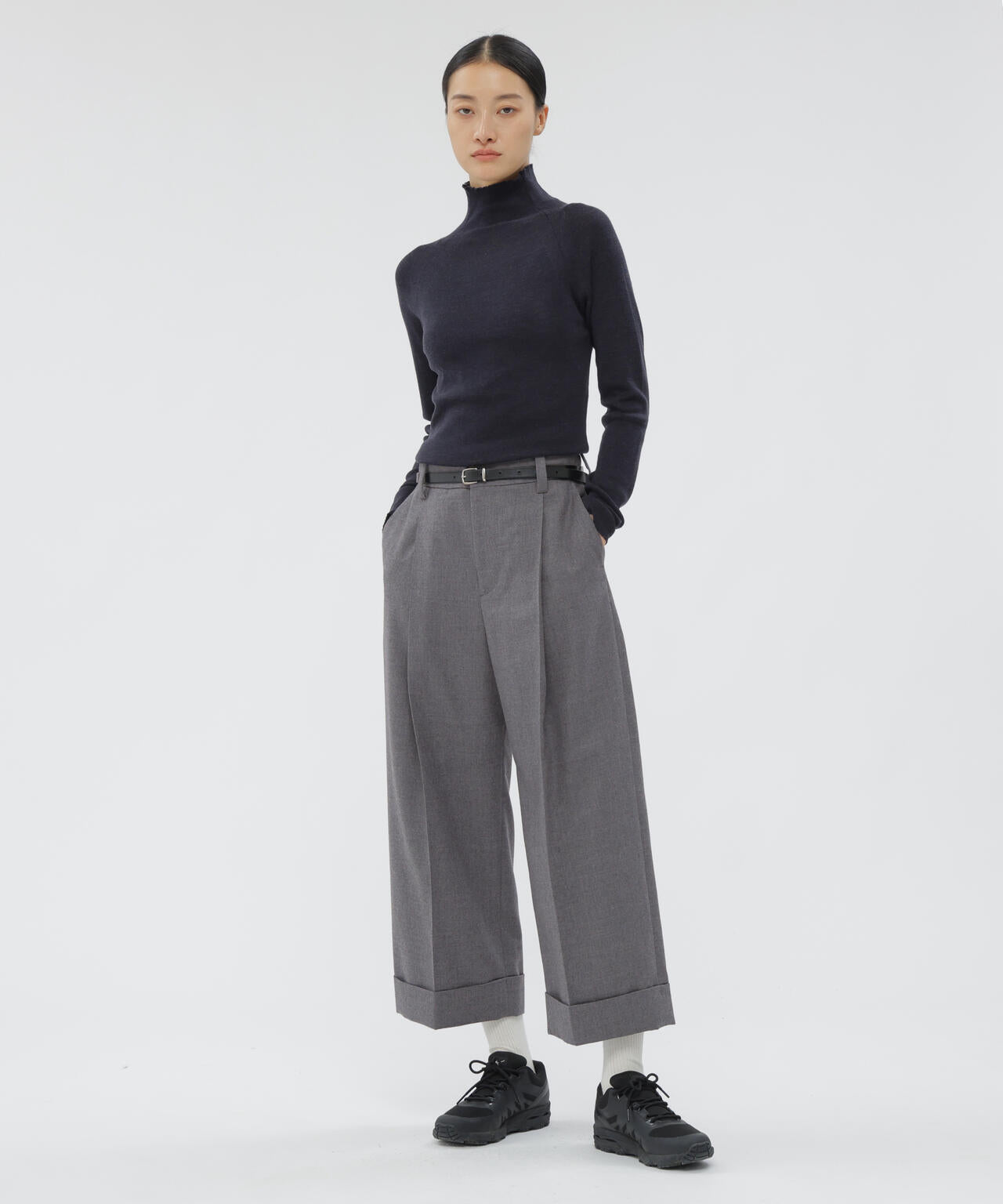 FLANNEL WOOL TROUSERS