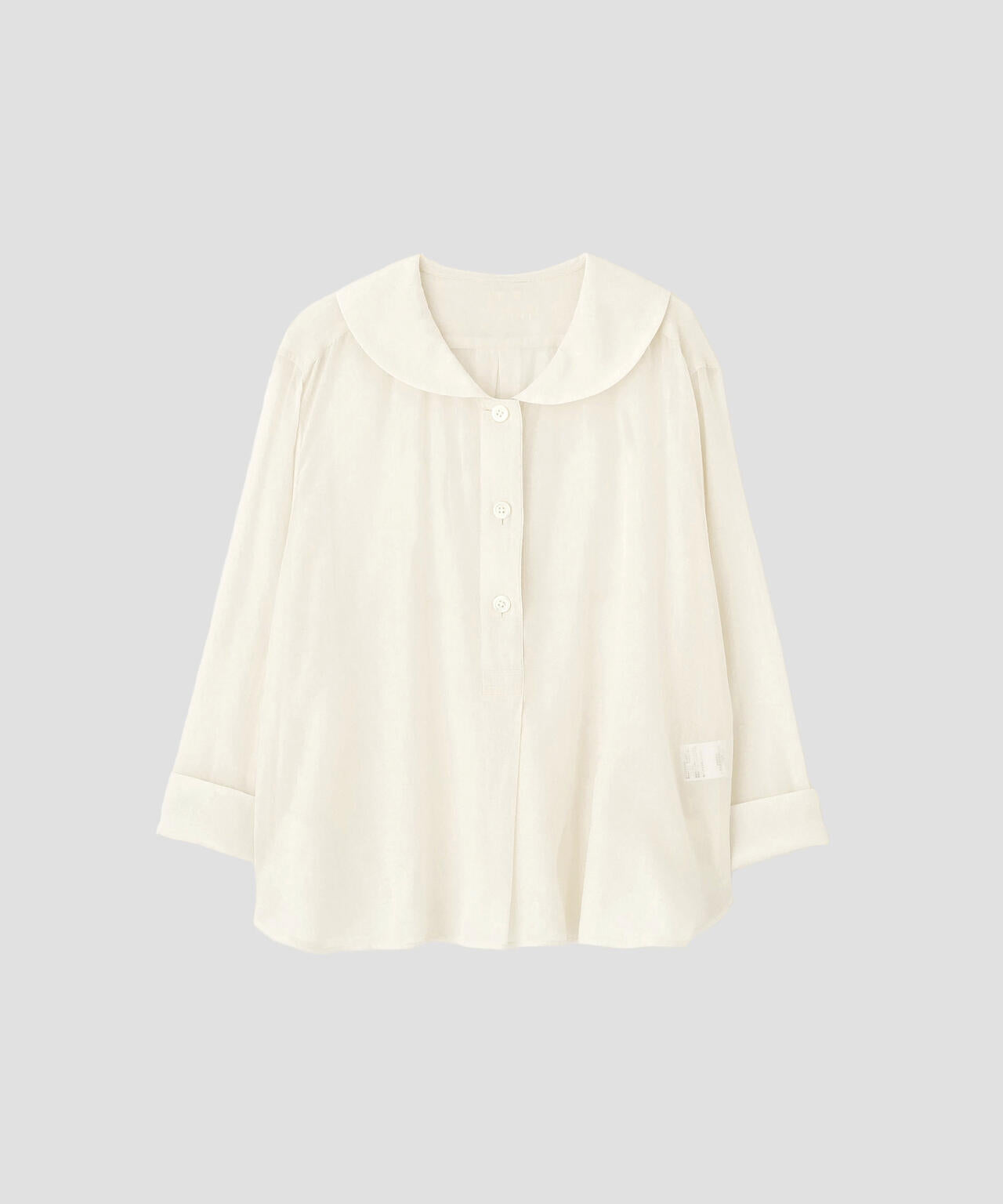 COTTON SILK CHIFFON SHIRT