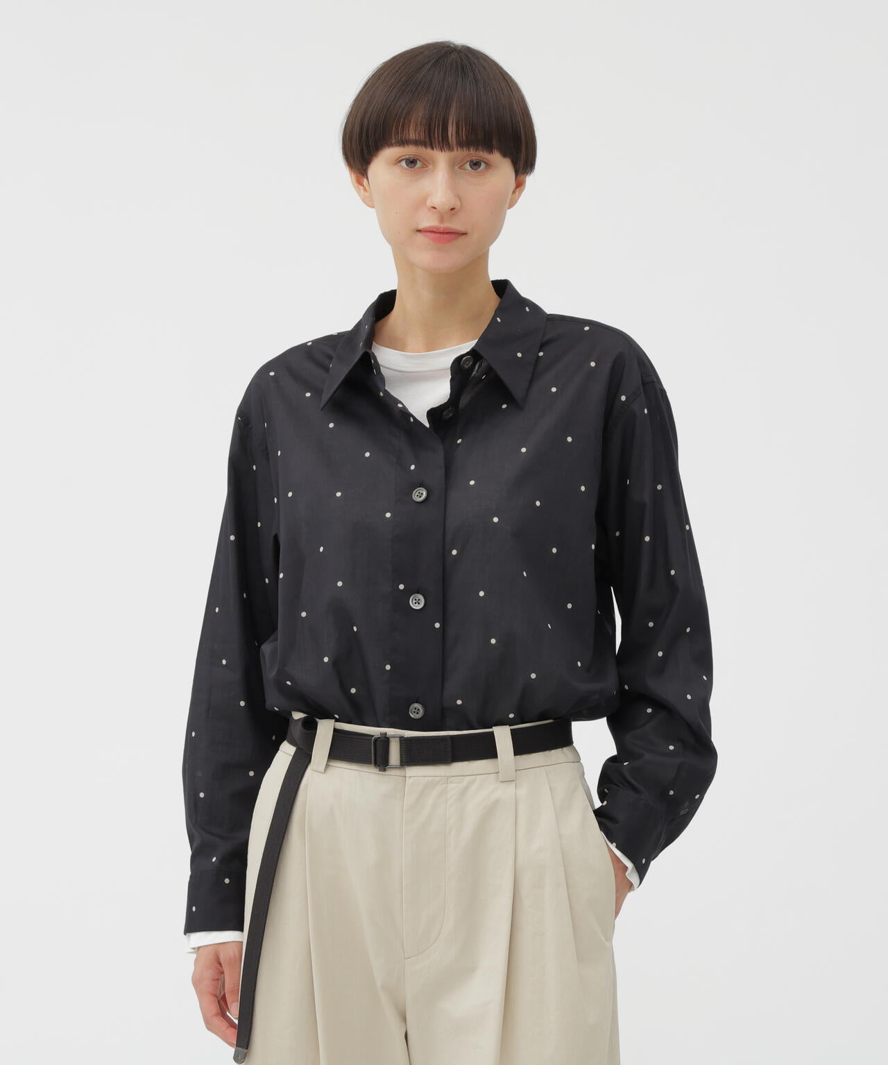 COTTON POLKA DOT SHIRT