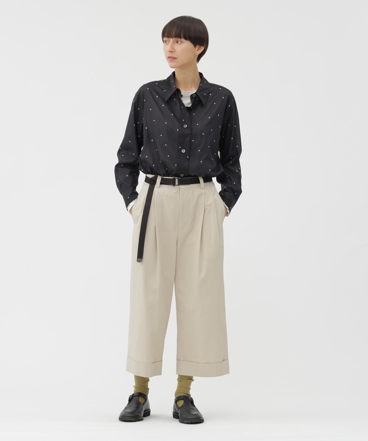 COTTON POLKA DOT SHIRT