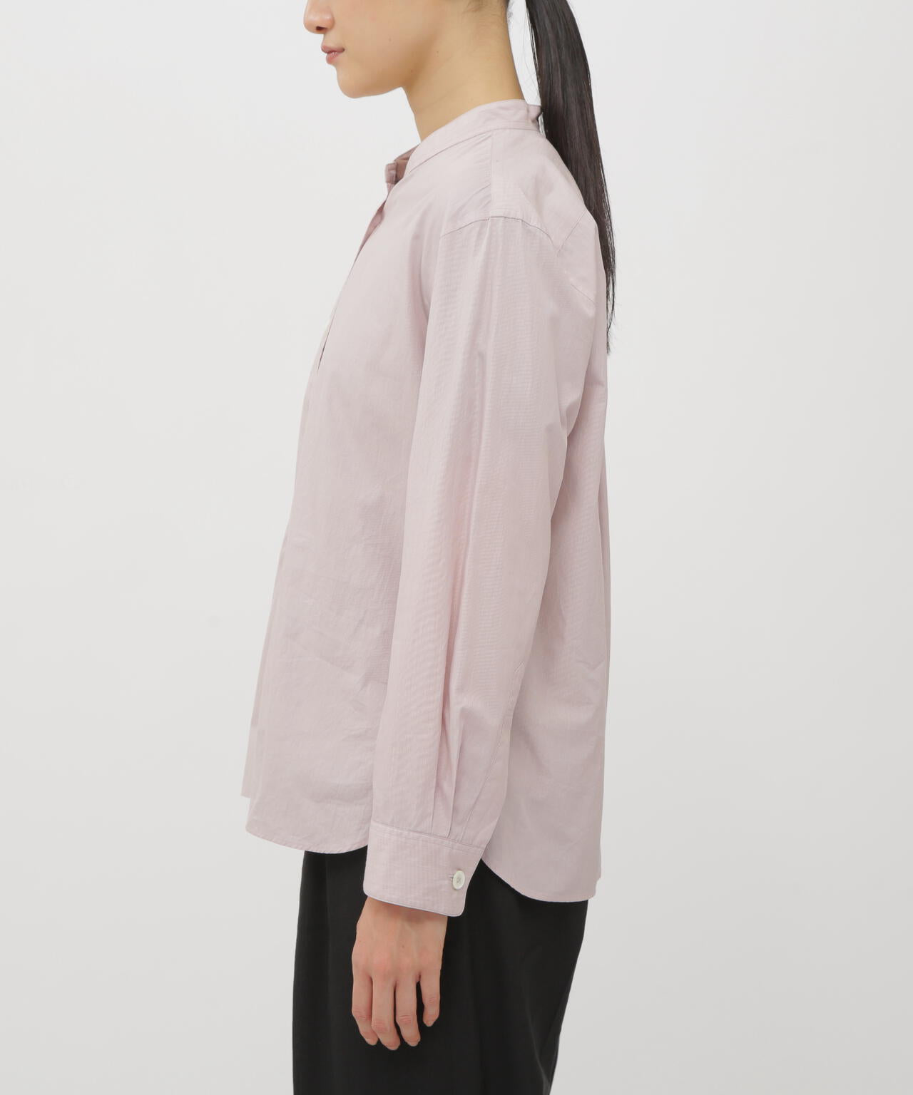 COTTON HAIRLINE STRIPE SHIRT