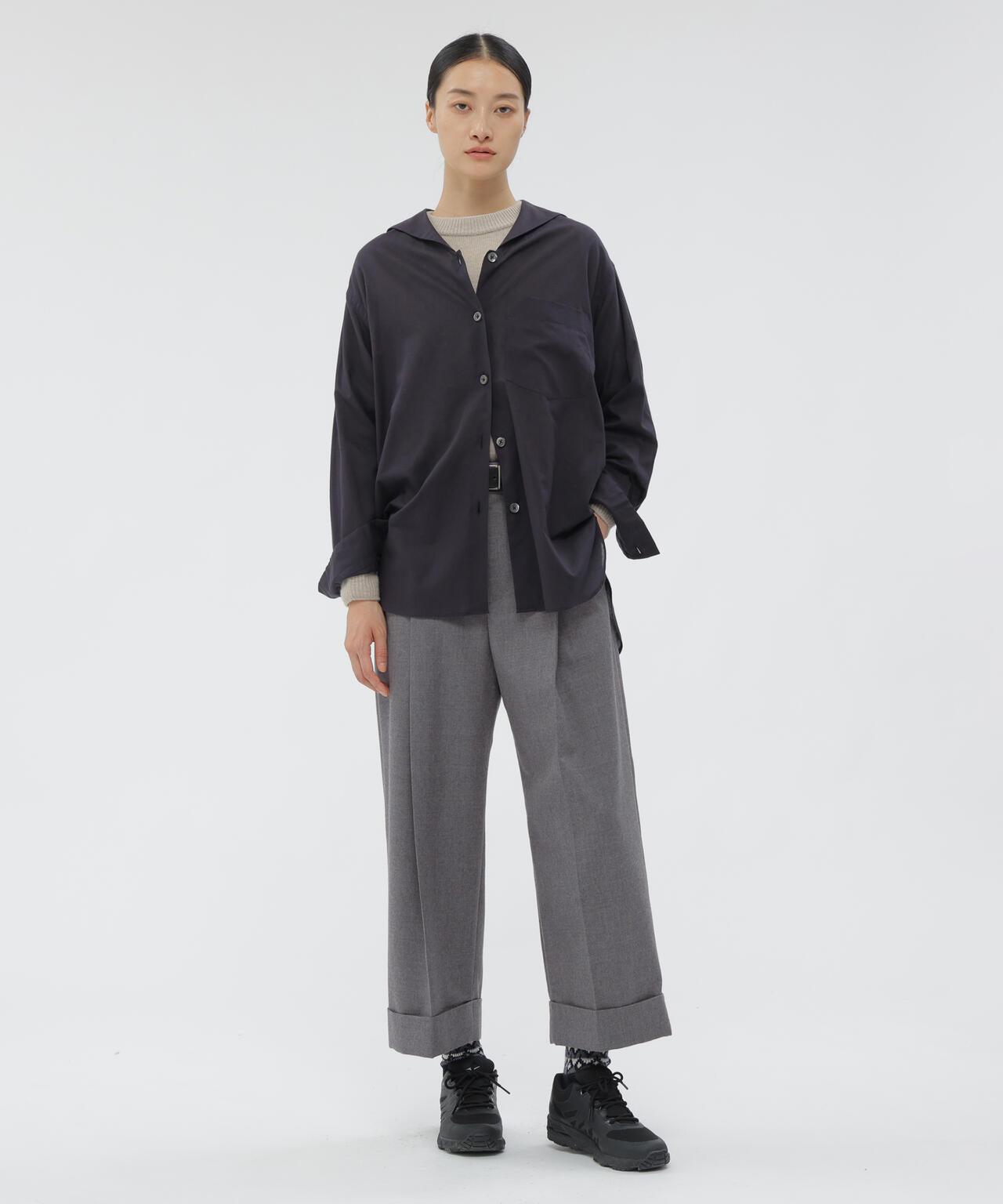 SOFT COTTON CASHMERE SHIRT