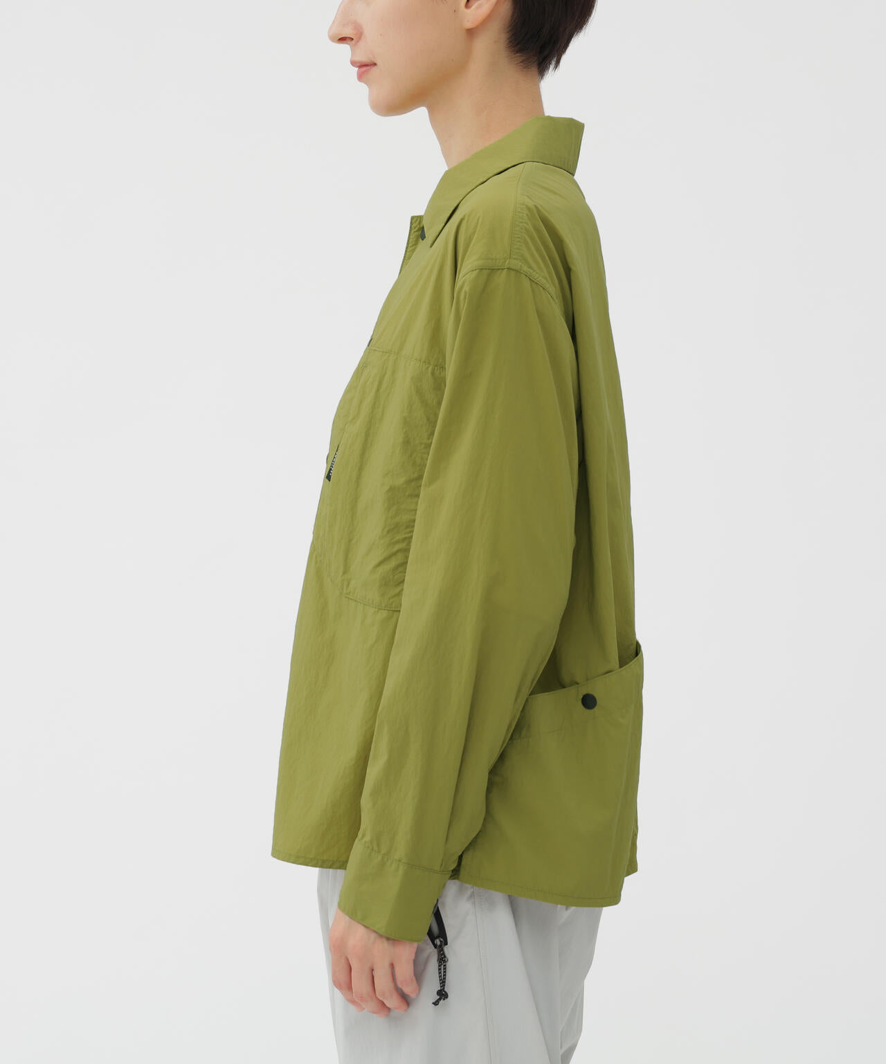 RECYCLE NYLON LIGHT POPLIN SHIRT