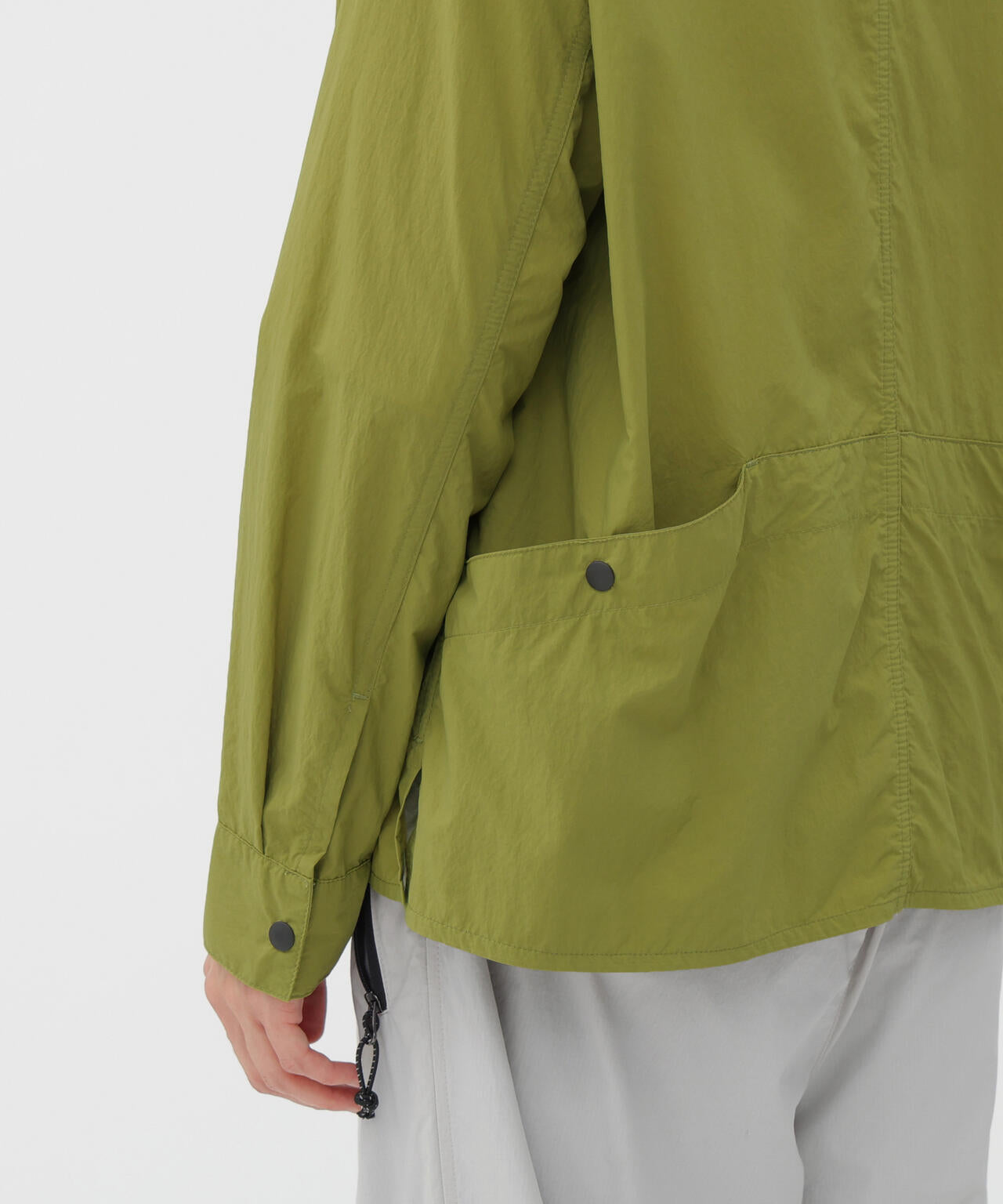 RECYCLE NYLON LIGHT POPLIN SHIRT