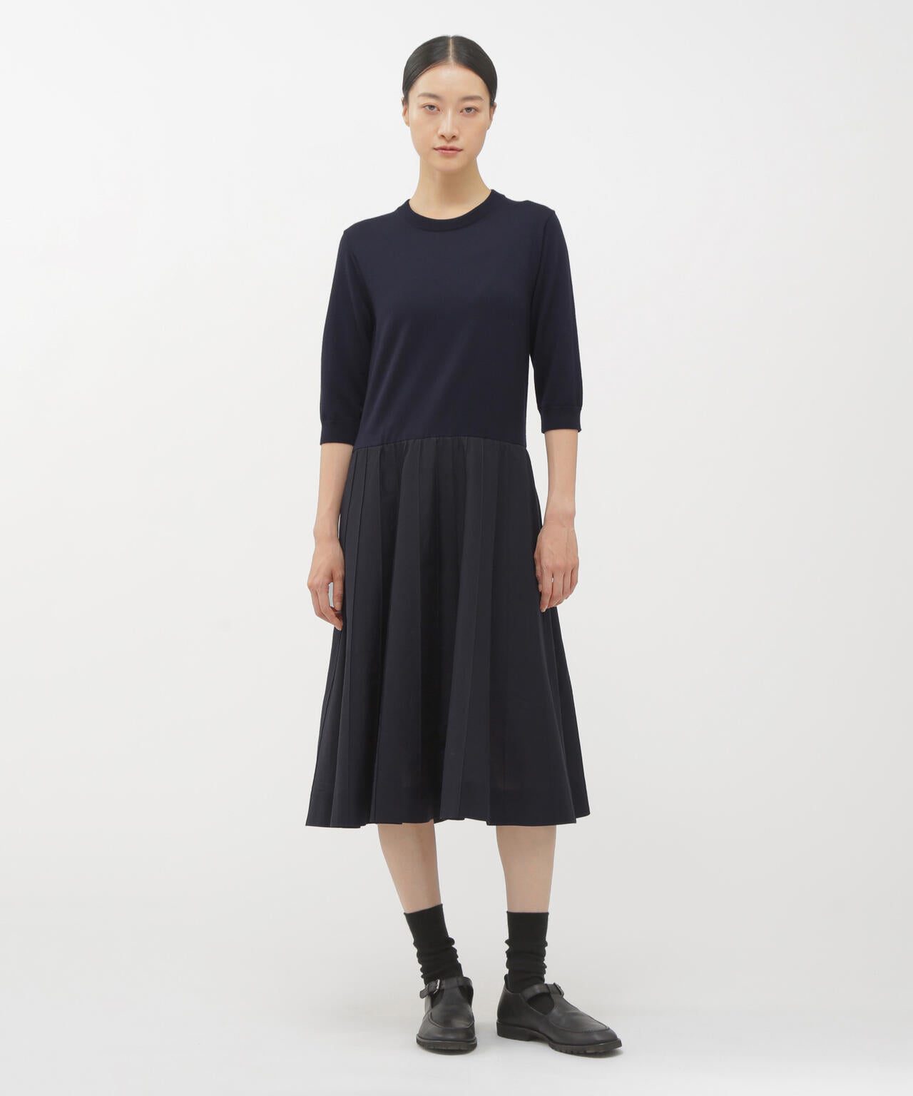 SOFT COTTON SILK DRESS