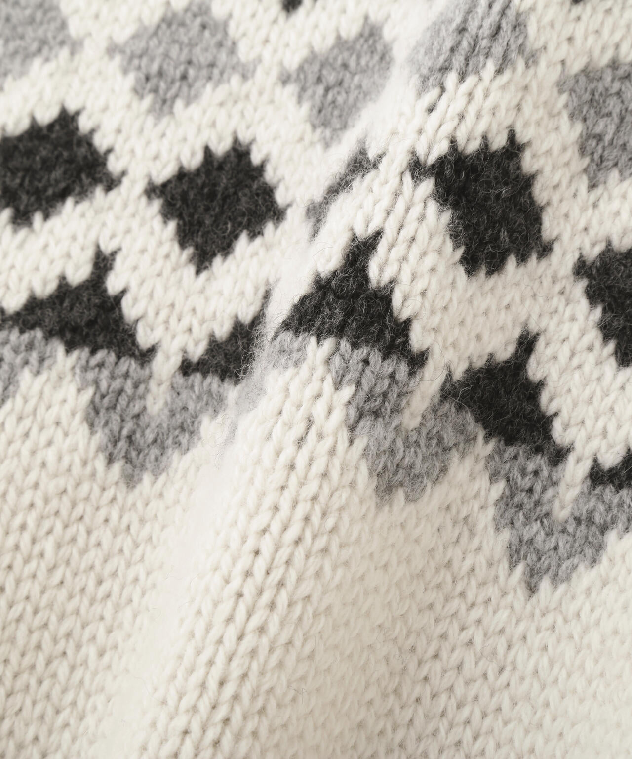 WOOL CASHMERE SILK FAIRISLE KNITWEAR